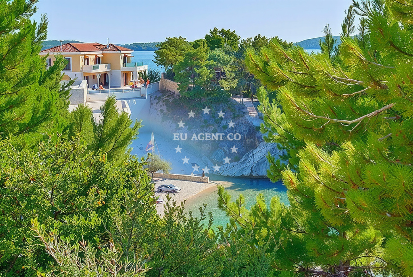Additional view of Podstine beach in Ivana Božitkovića 21, Hvar