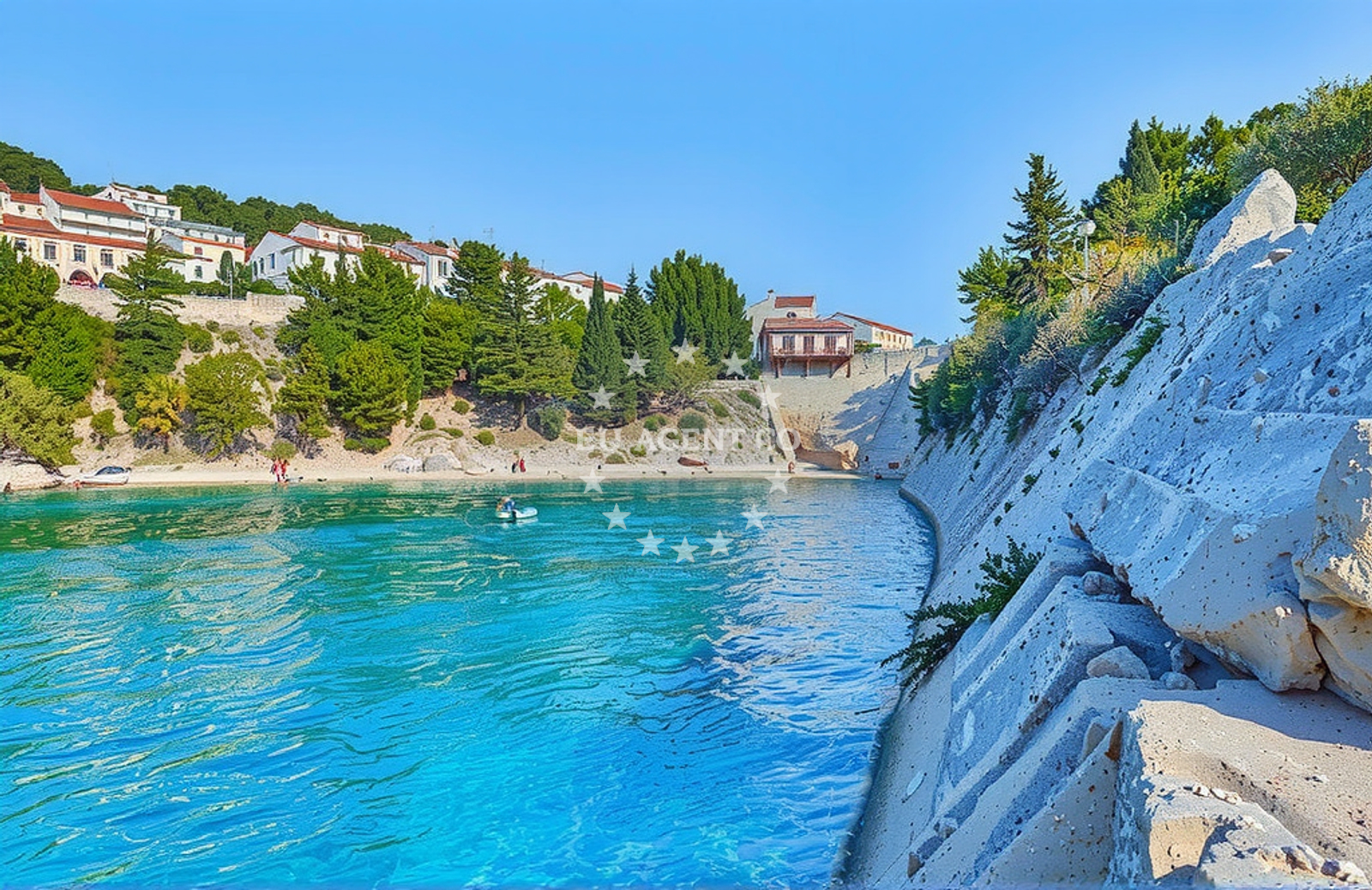 Additional view of Podstine beach in Ivana Božitkovića 21, Hvar