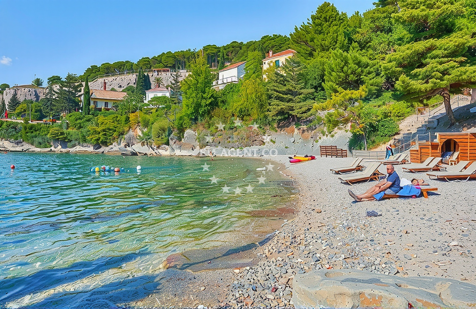 Additional view of Podstine beach in Ivana Božitkovića 21, Hvar