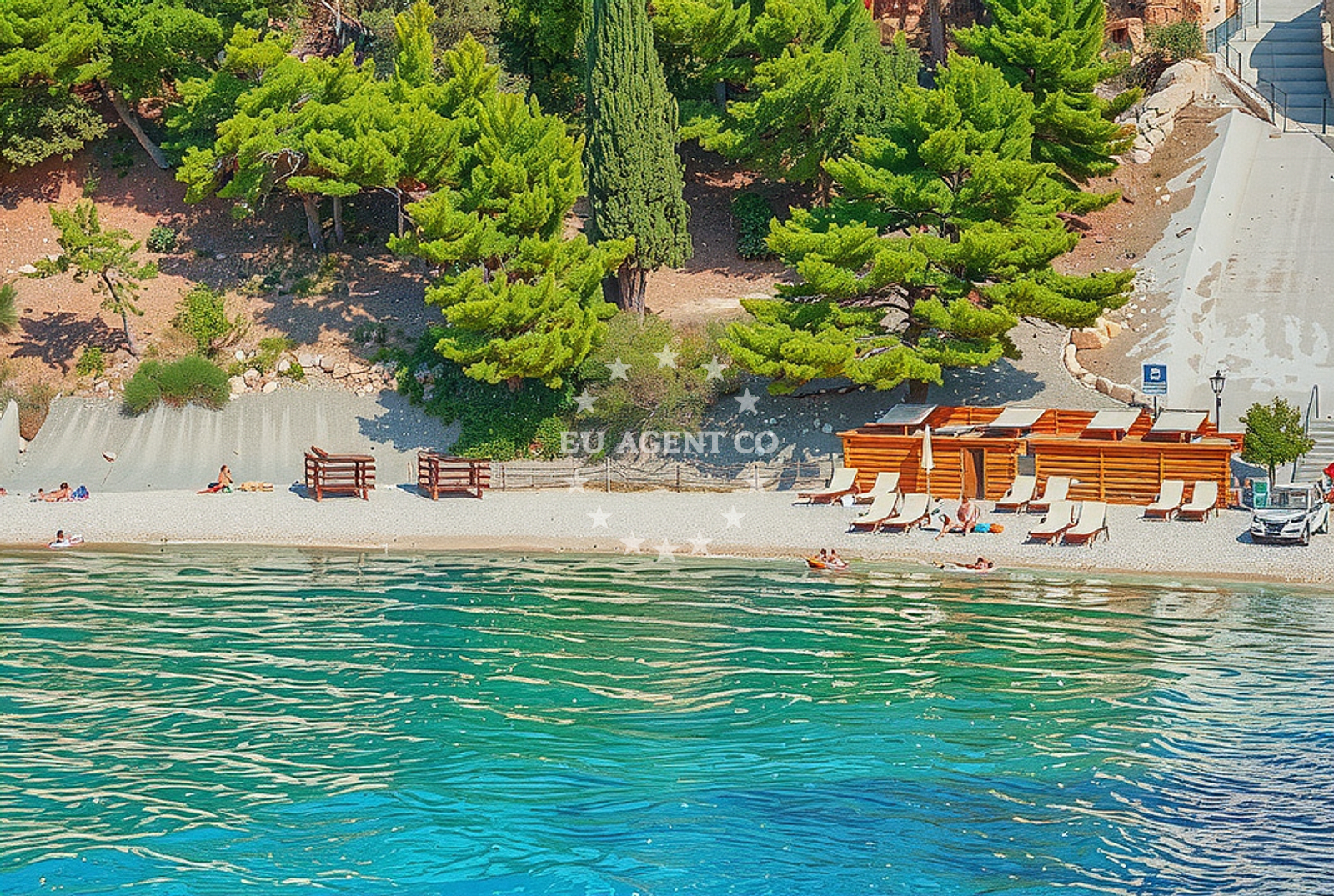Additional view of Podstine beach in Ivana Božitkovića 21, Hvar