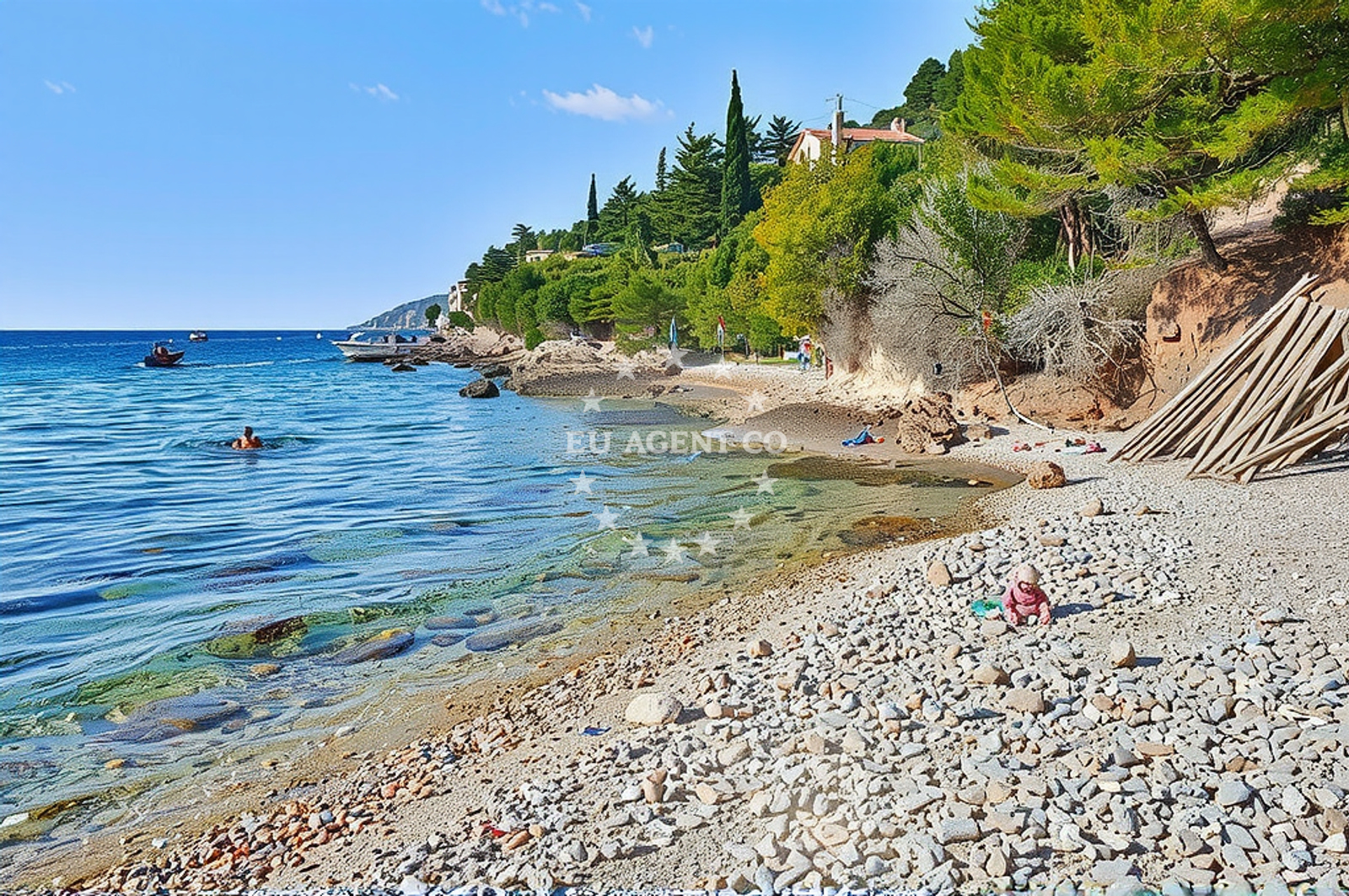 Additional view of Podstine beach in Ivana Božitkovića 21, Hvar