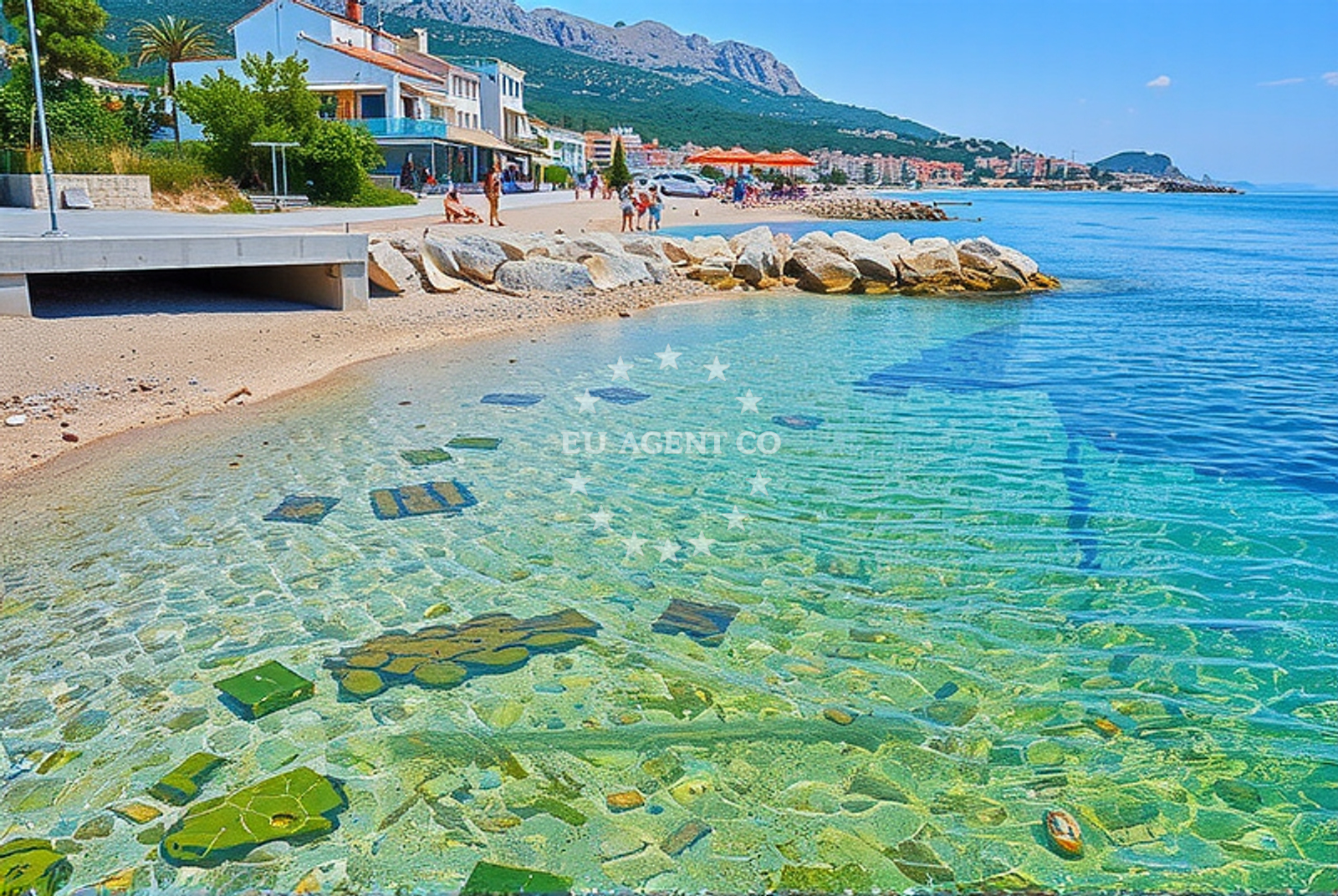Additional view of Podstrana beach in Ulica Mile Gojsalića 45 D, Podstrana