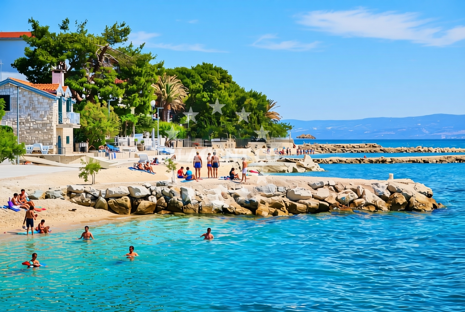 Additional view of Podstrana - Mutogras: beaches and coves (3) in Podstrana - Mutogras