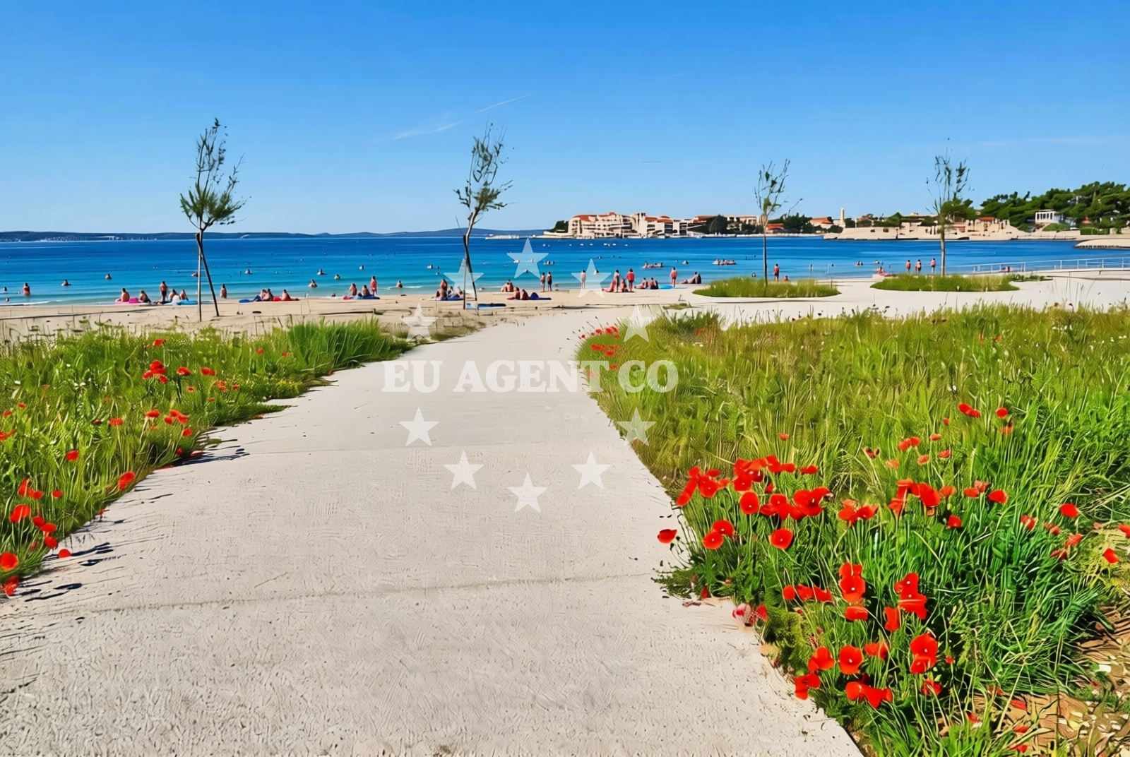 Overview of Podstrana - Sita: beaches and coves (1) in Podstrana - Sita