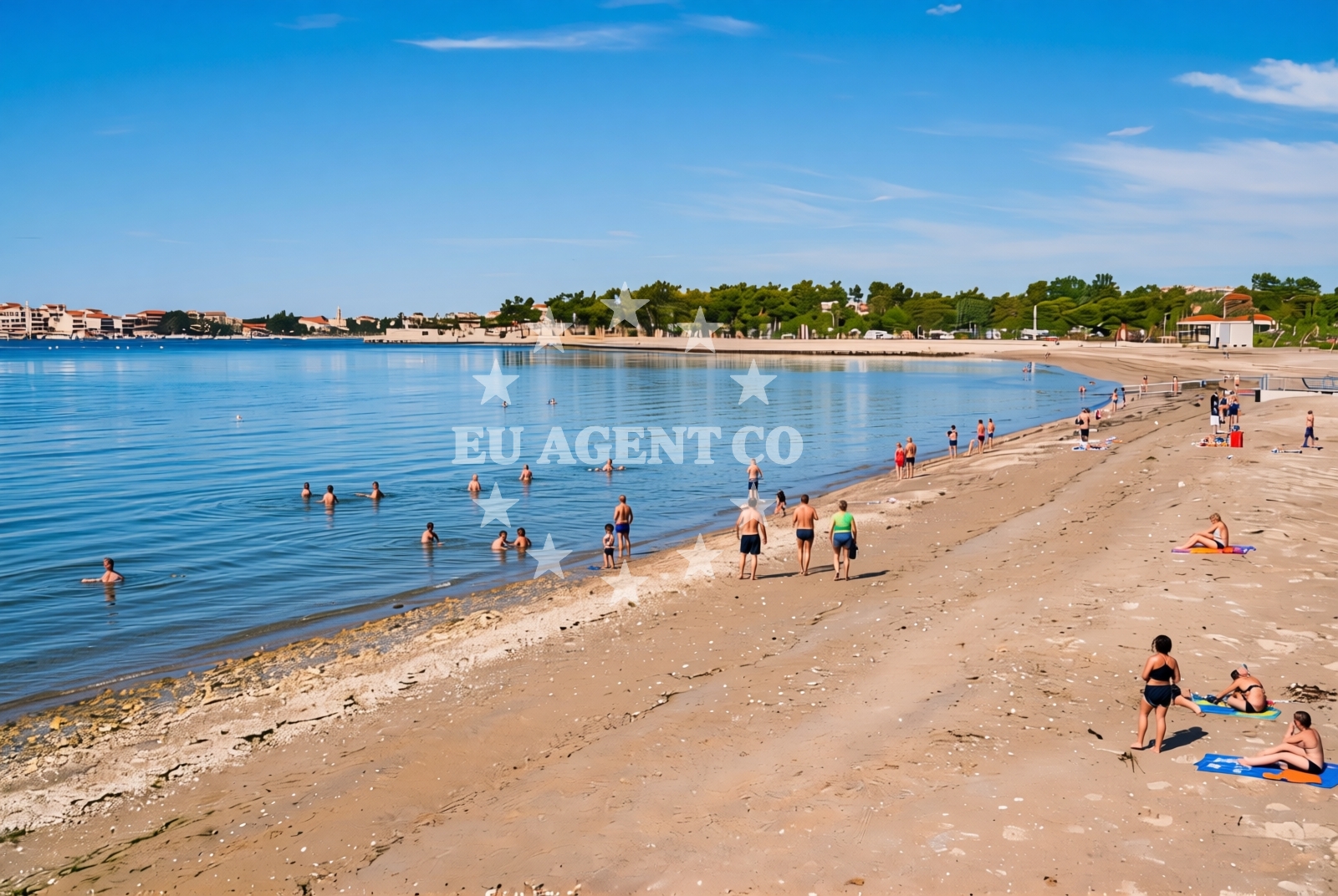 Sea and coastal view of Podstrana - Sita: beaches and coves (1) in Podstrana - Sita
