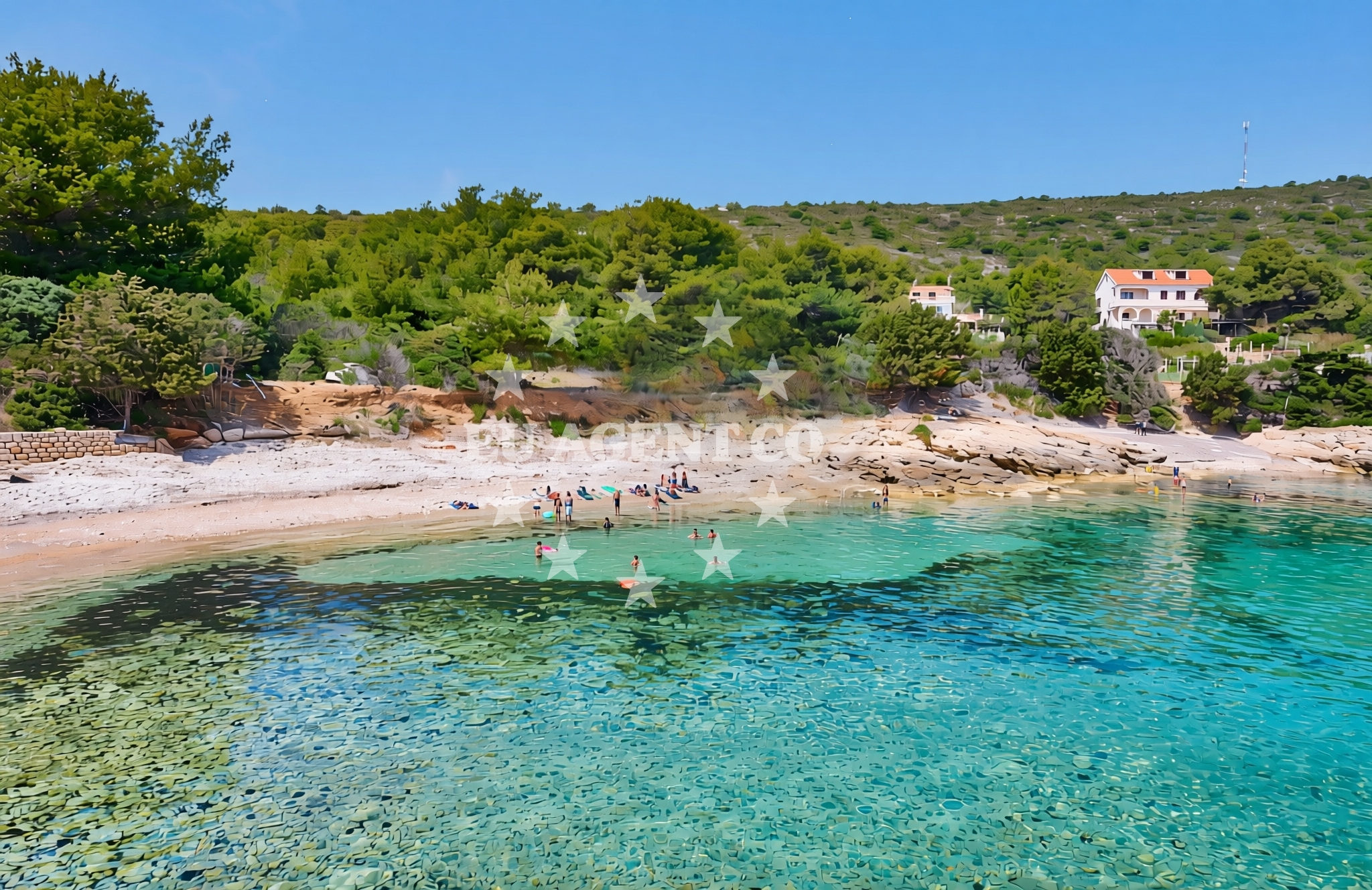 Overview of Podstražje (Vis): beaches and coves (1) in Podstražje (Vis)