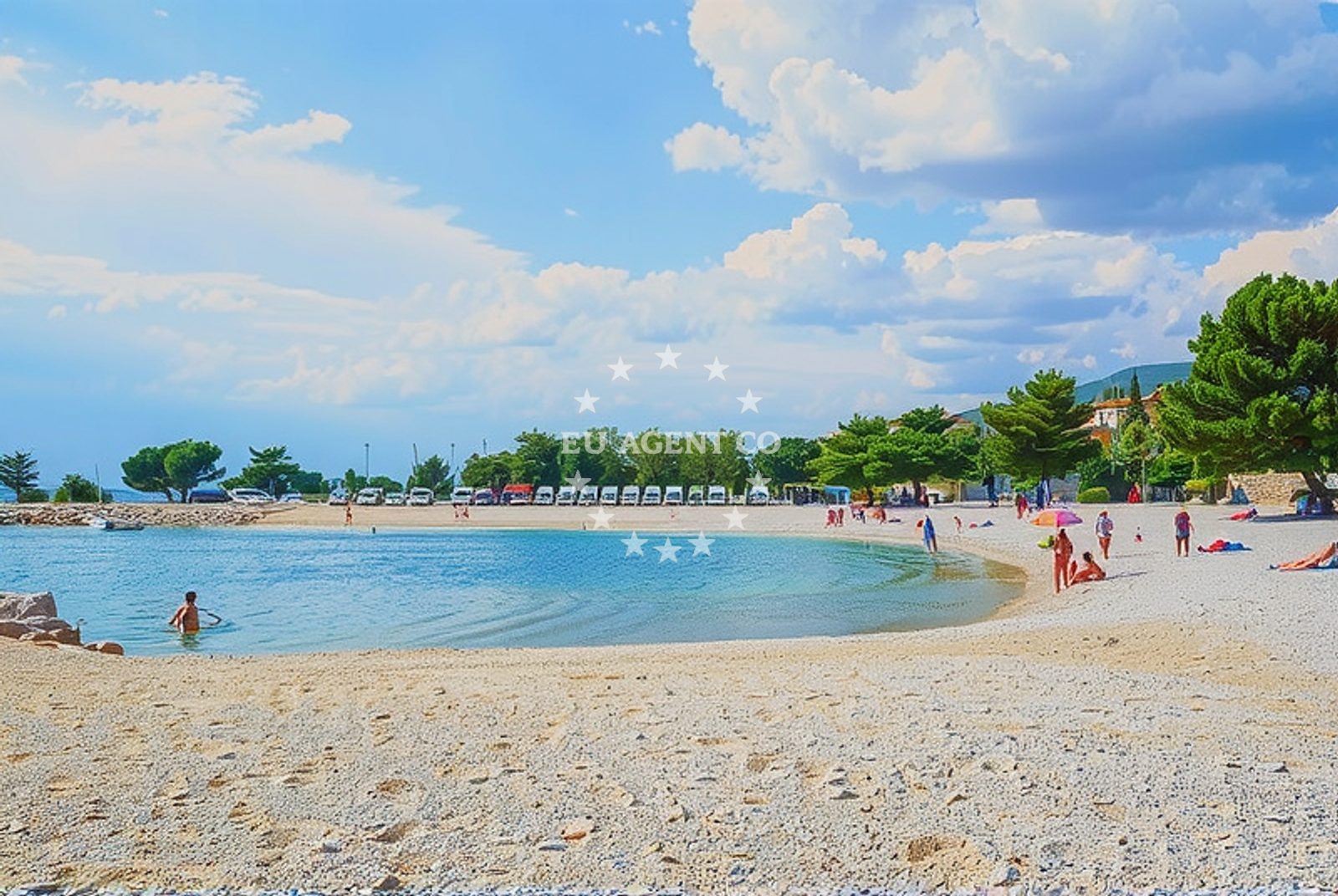 Additional view of Podvorska beach in Šetalište Vladimira Nazora 7, Crikvenica