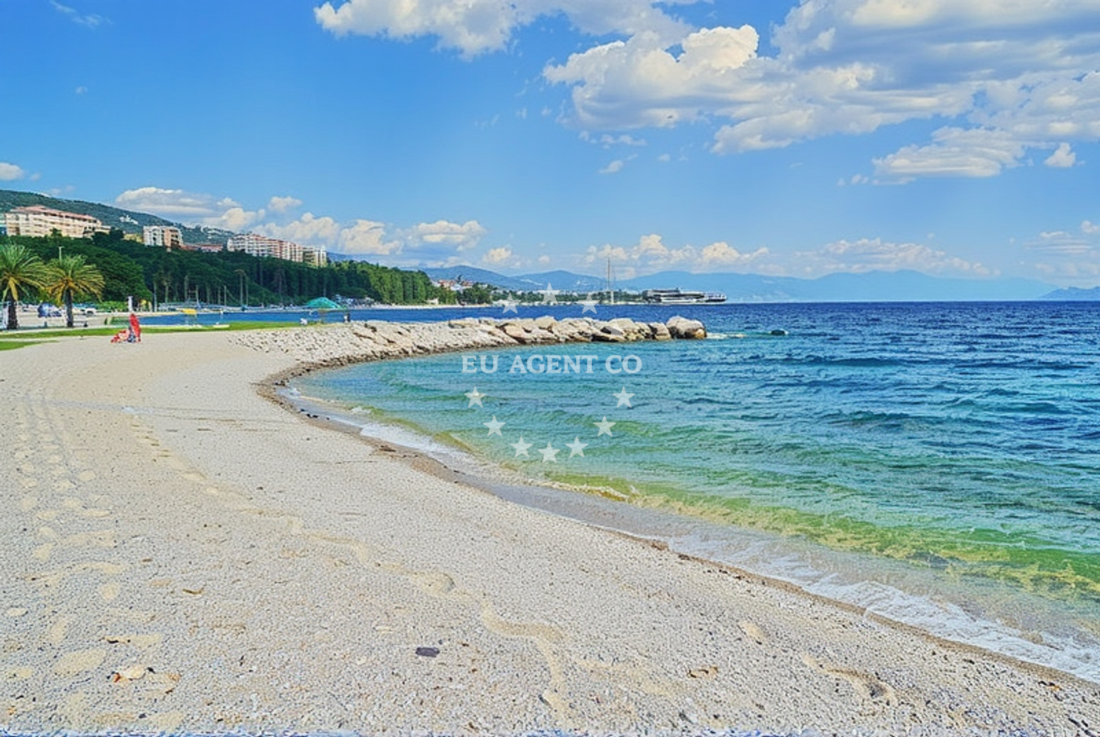Additional view of Podvorska beach in Šetalište Vladimira Nazora 7, Crikvenica