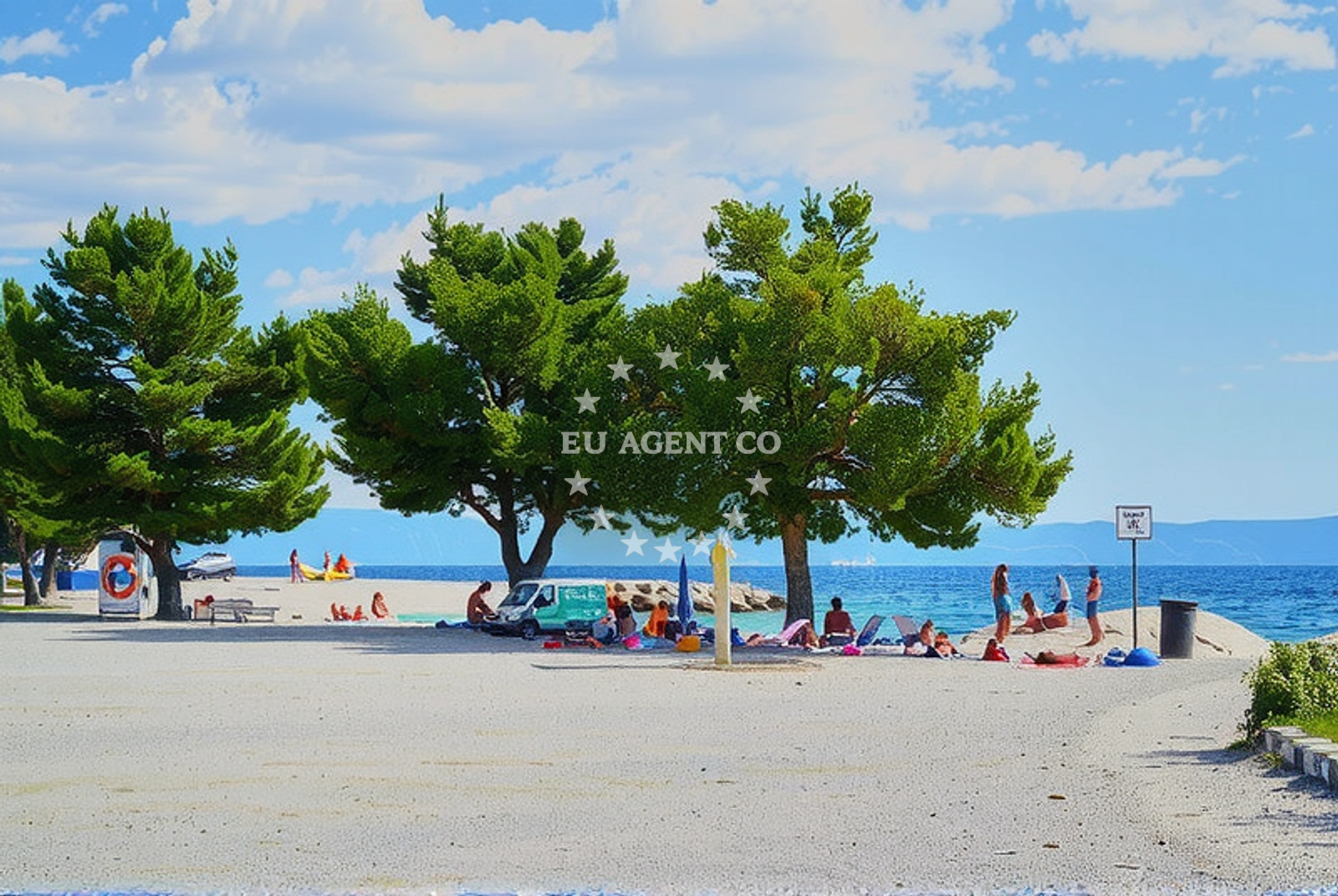 Additional view of Podvorska beach in Šetalište Vladimira Nazora 7, Crikvenica
