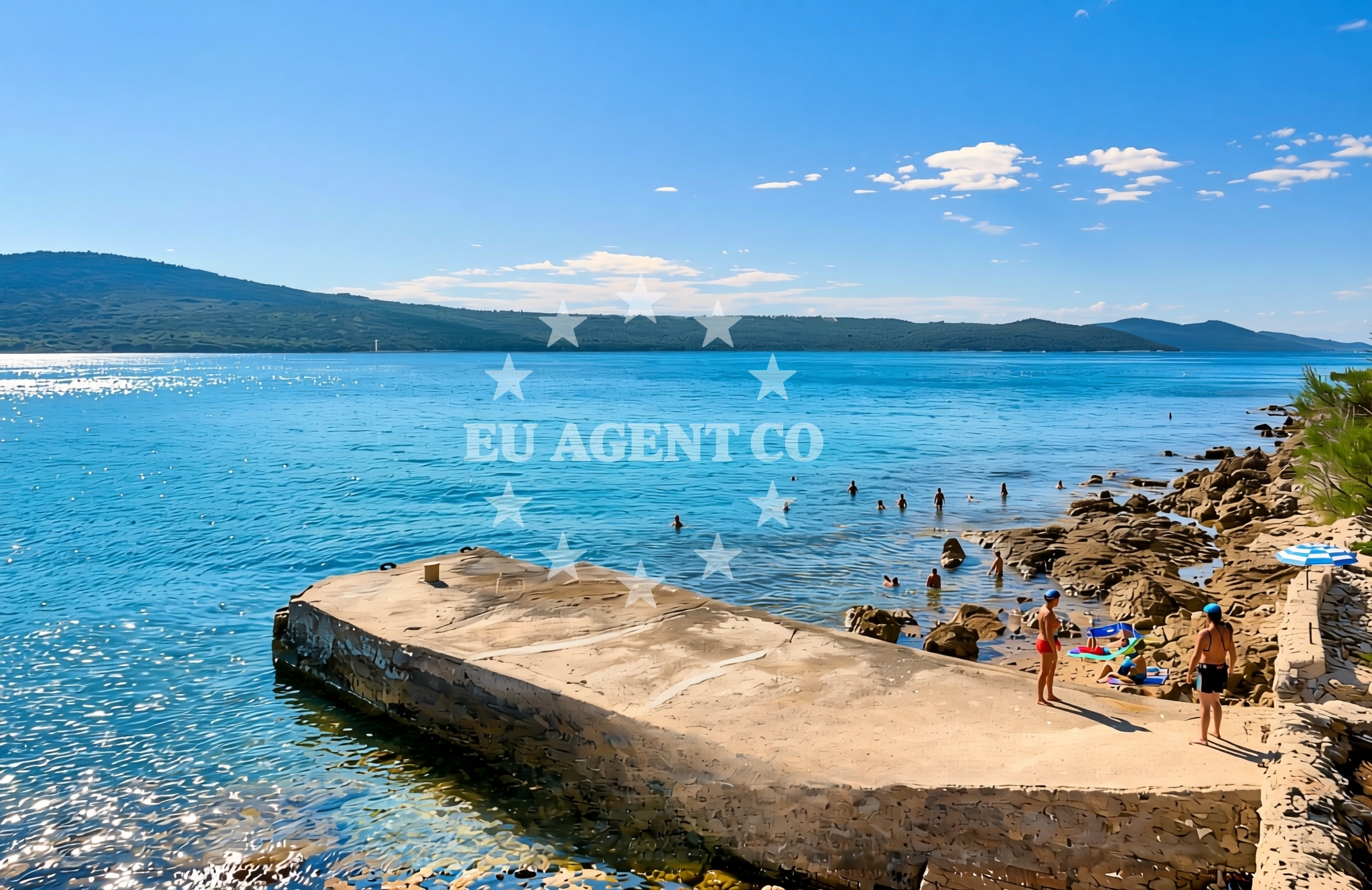 Additional view of Poglava istok, Rivanj (Rivanj) Beach in Poglava istok