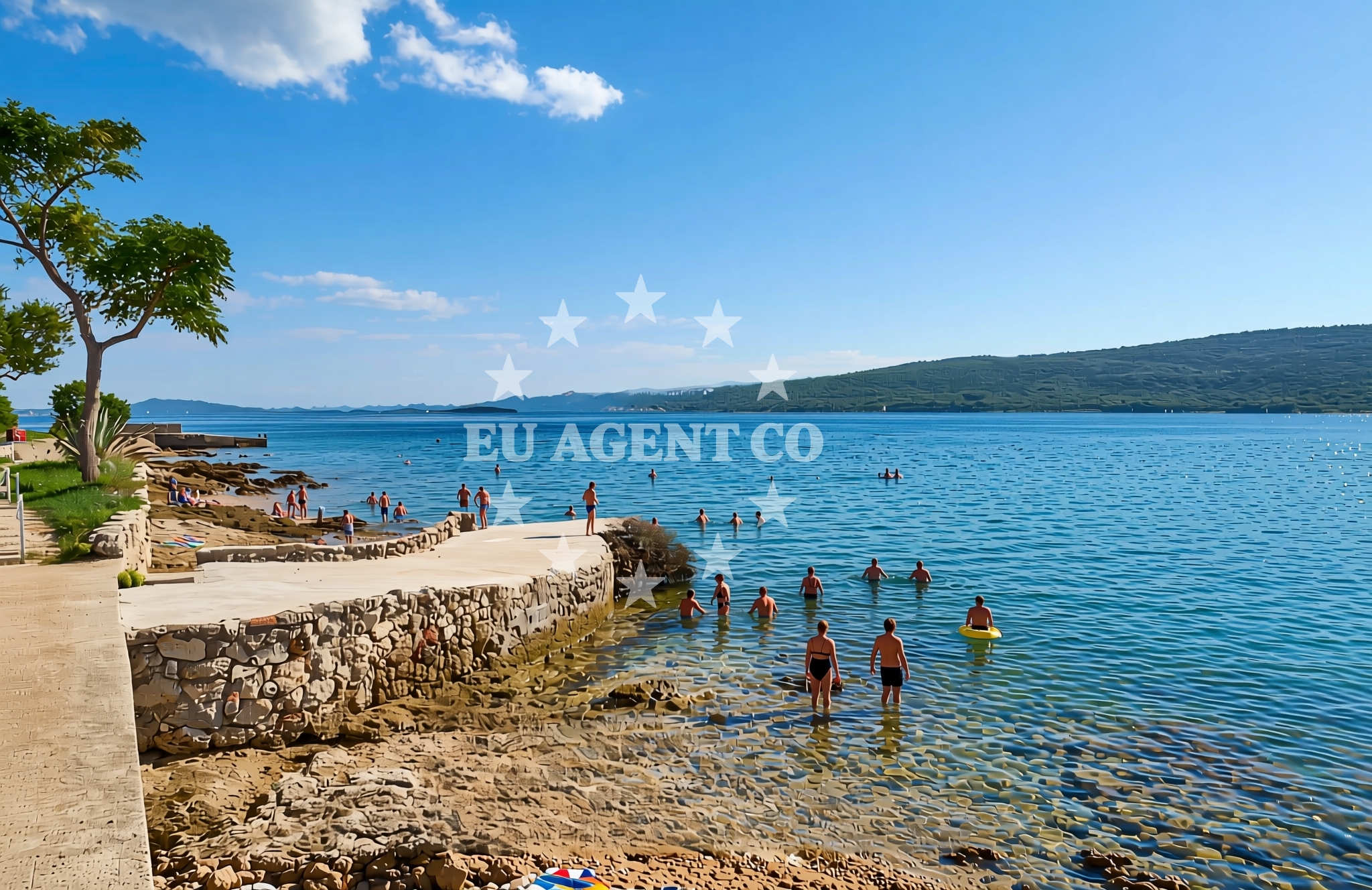 Additional view of Poglava istok, Rivanj (Rivanj) Beach in Poglava istok