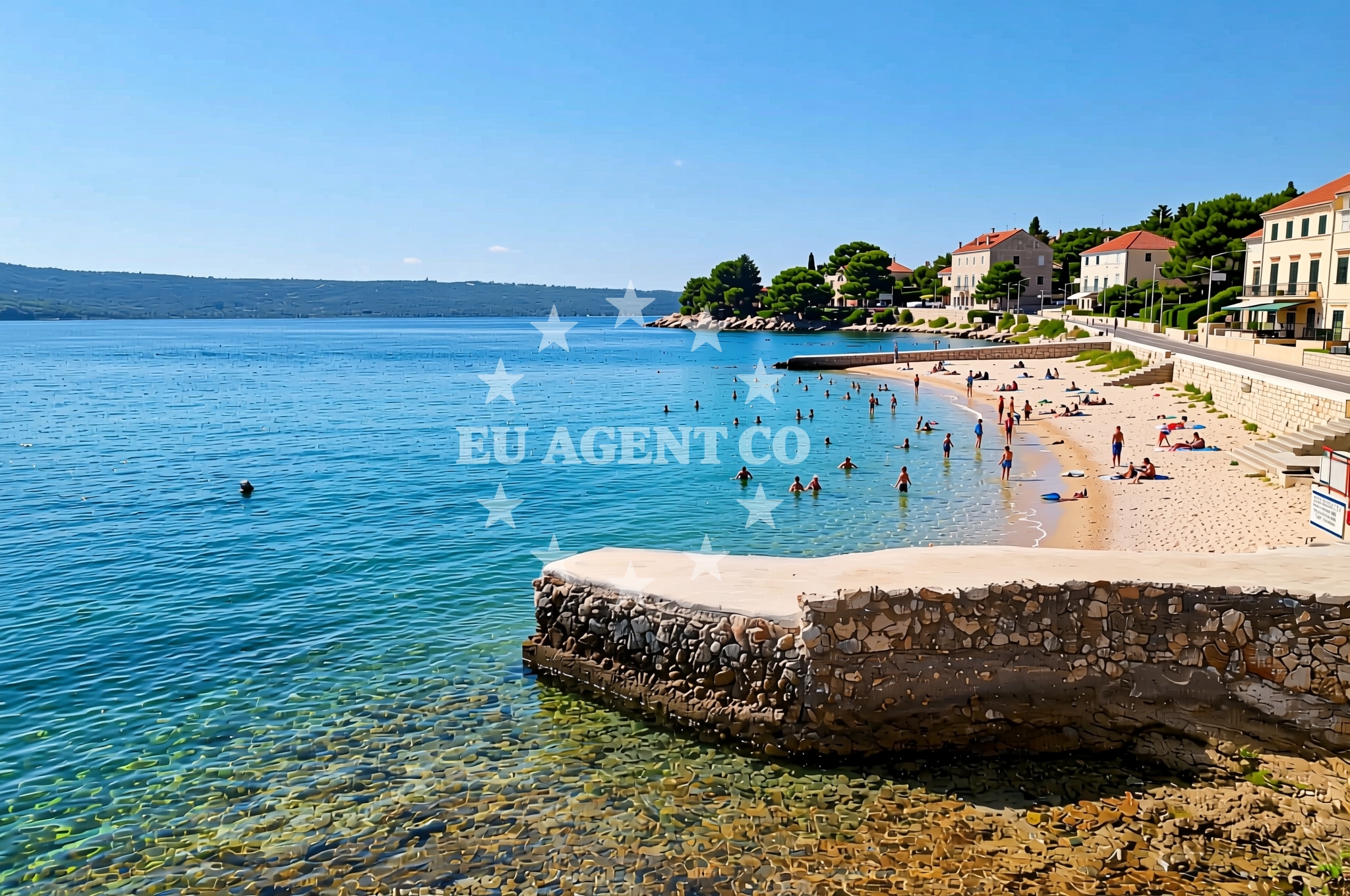 Additional view of Poglava istok, Rivanj (Rivanj) Beach in Poglava istok