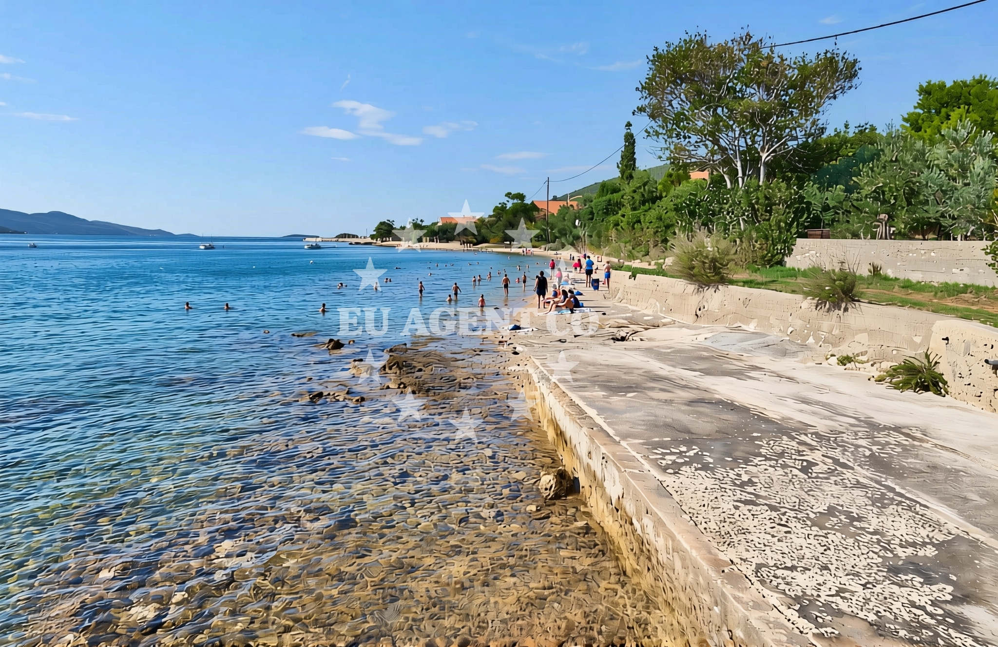 Additional view of Poglava istok, Rivanj (Rivanj) Beach in Poglava istok
