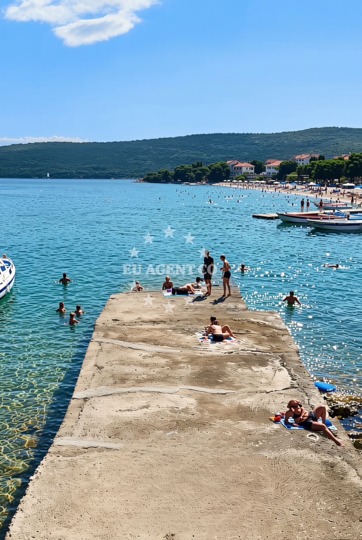 Additional view of Poglava istok, Rivanj (Rivanj) Beach in Poglava istok