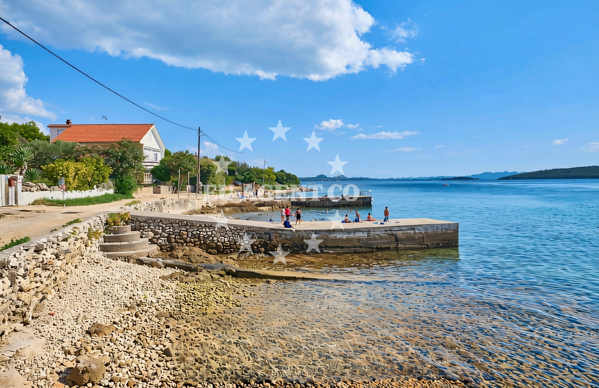 Additional view of Poglava zapad, Rivanj (Rivanj) Beach in Poglava zapad
