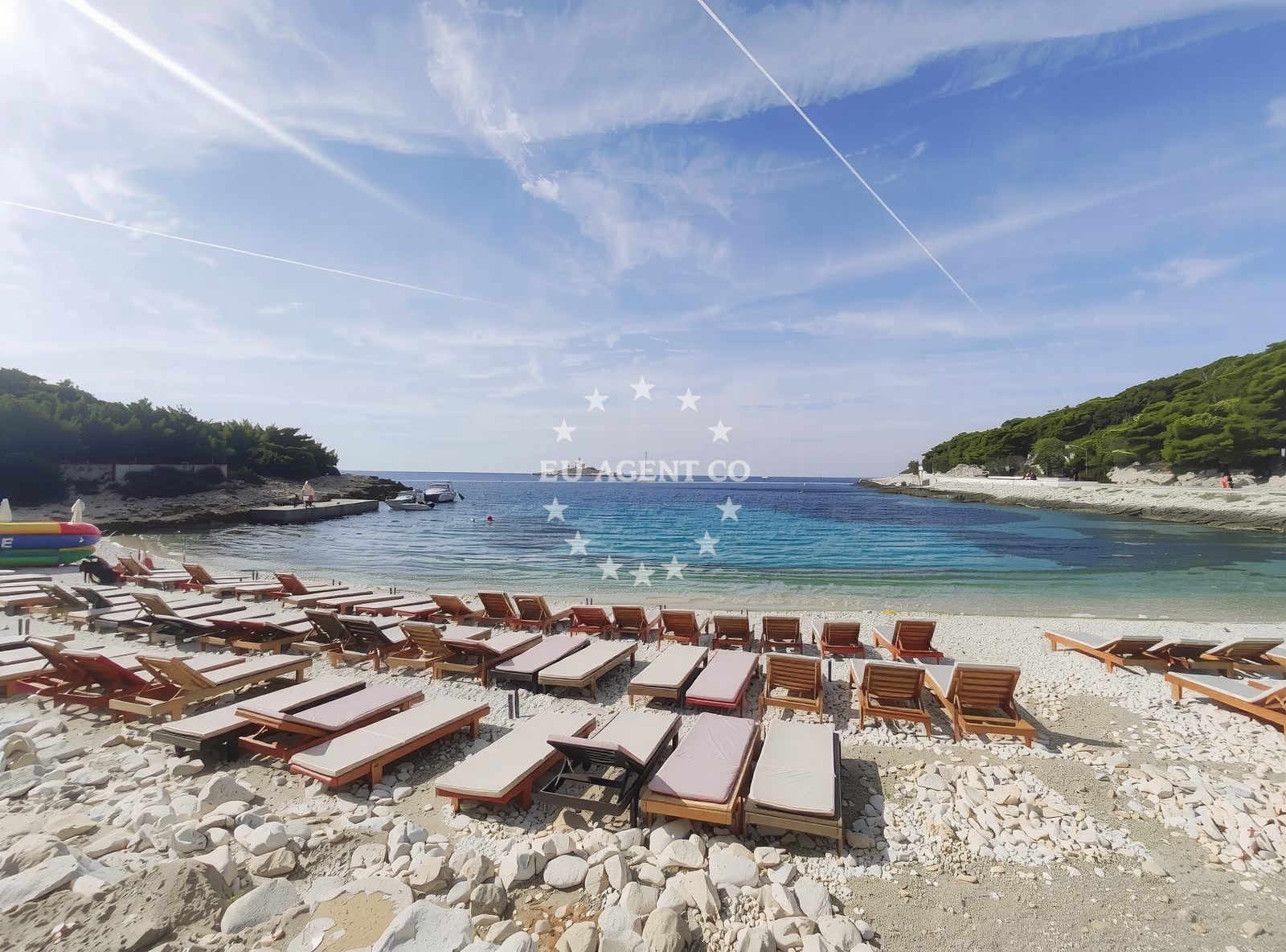 Sea and coastal view of Pokonji dol beach in 61 Ive Roića, Hvar