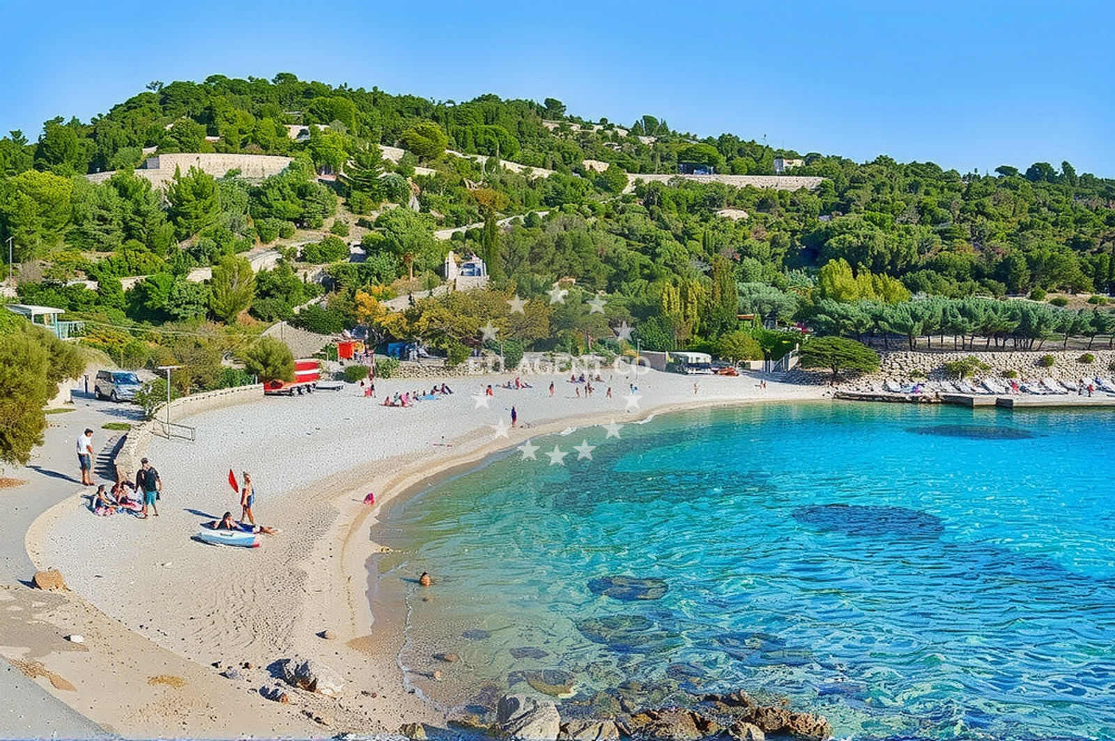 Additional view of Pokonji dol beach in 61 Ive Roića, Hvar