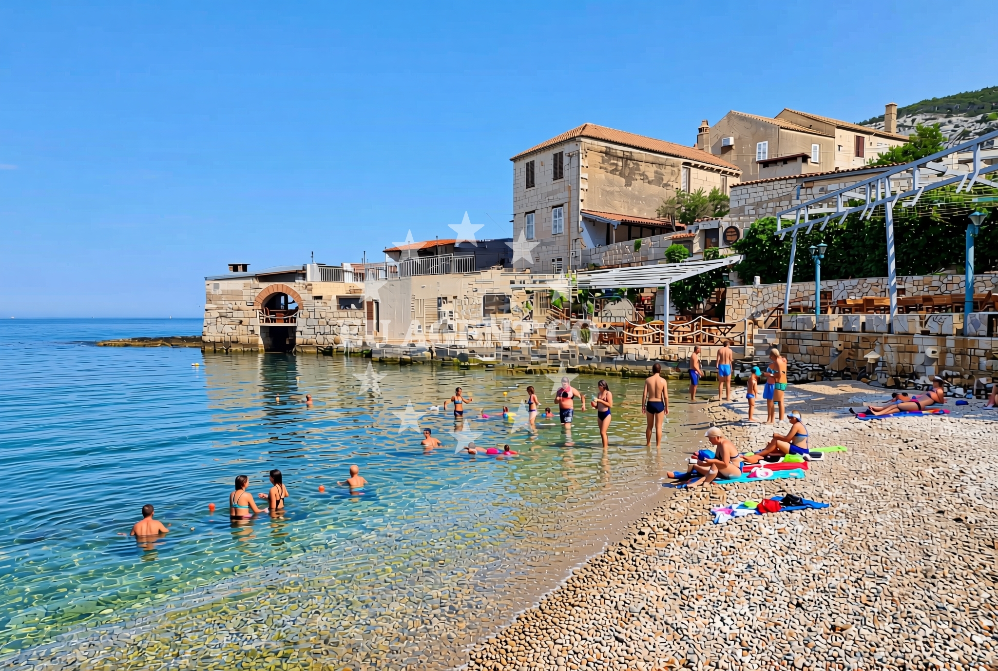 Additional view of Pol Cimprijanovo, Komiža (Vis) Beach in Pol Cimprijanovo