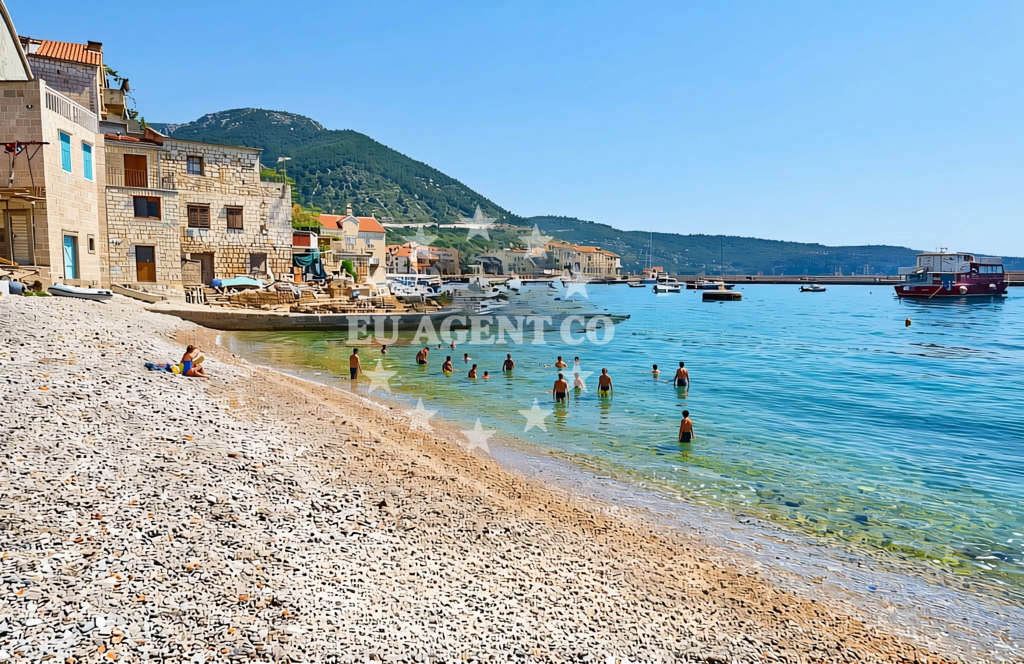 Additional view of Pol Cimprijanovo, Komiža (Vis) Beach in Pol Cimprijanovo