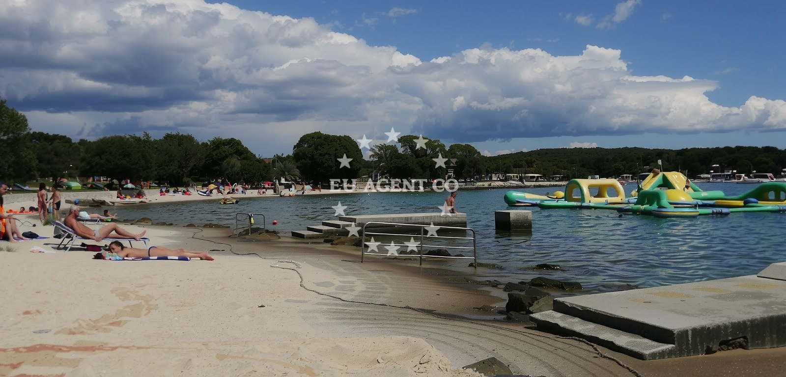 Additional view of Polari beach in Polari 1, Rovinj