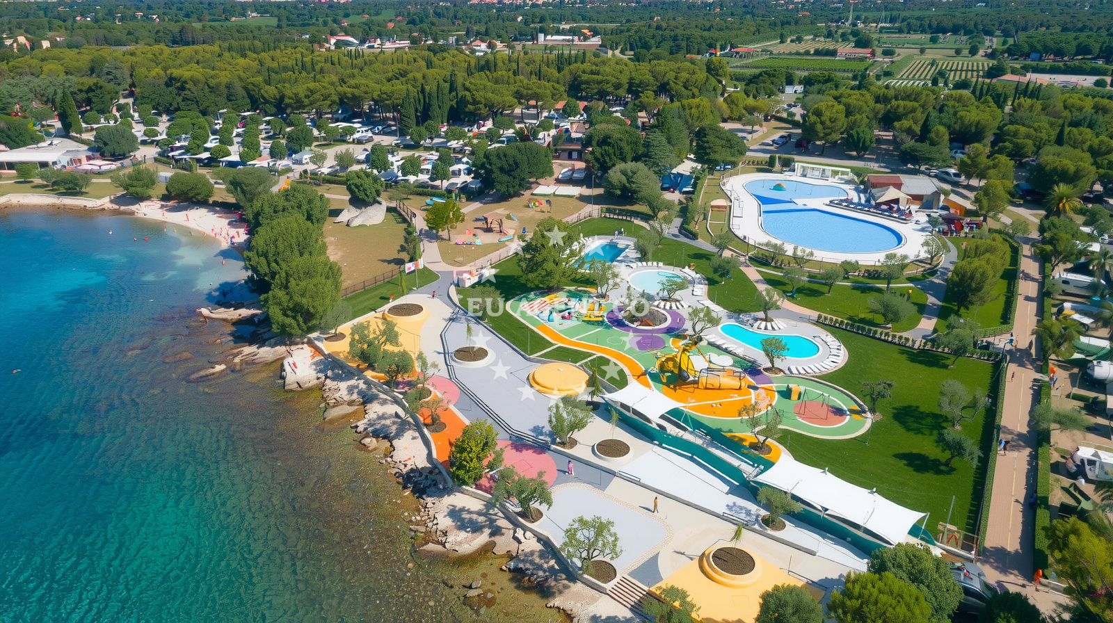Additional view of Polari beach in Polari 1, Rovinj
