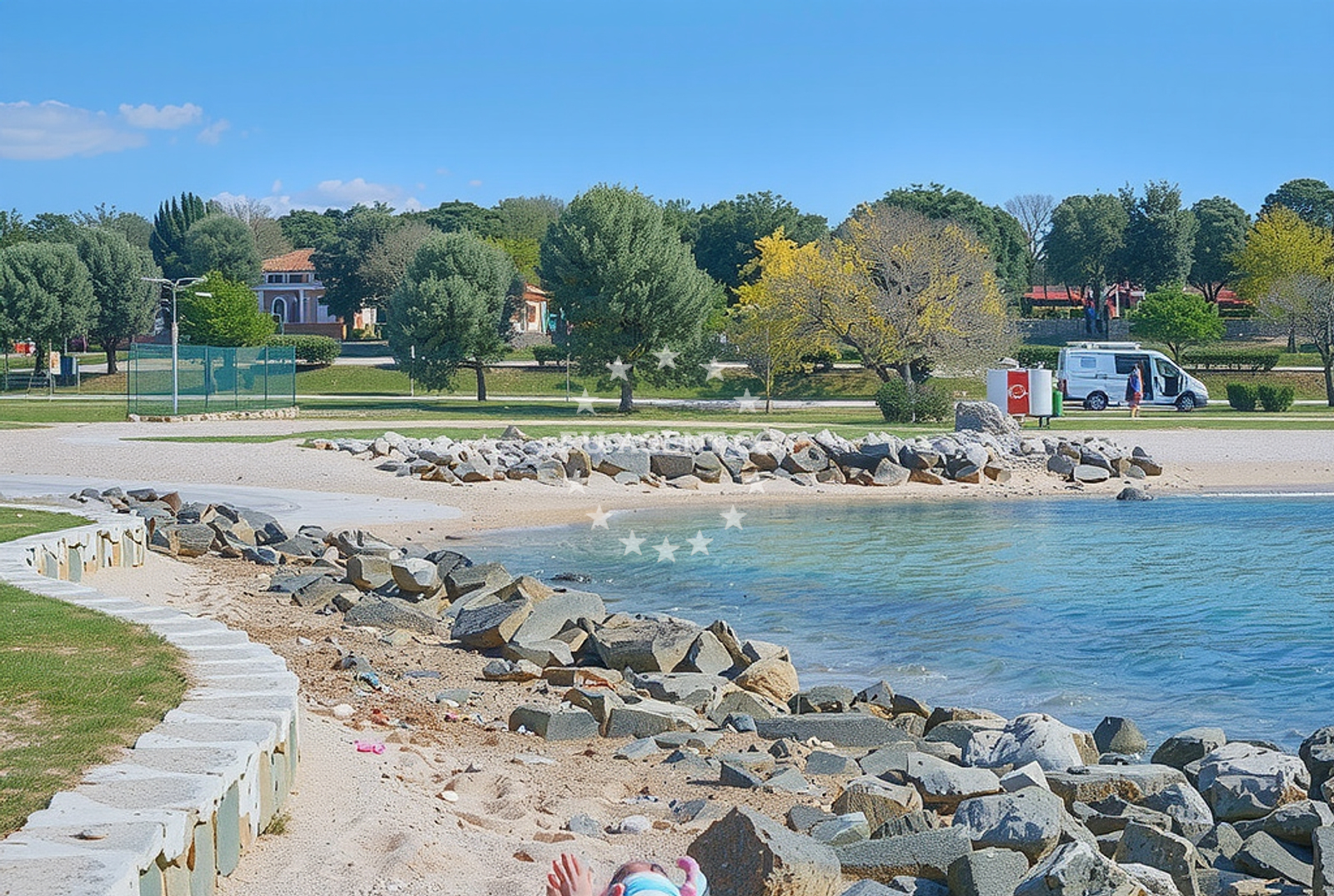 Additional view of Polari beach in Polari 1, Rovinj