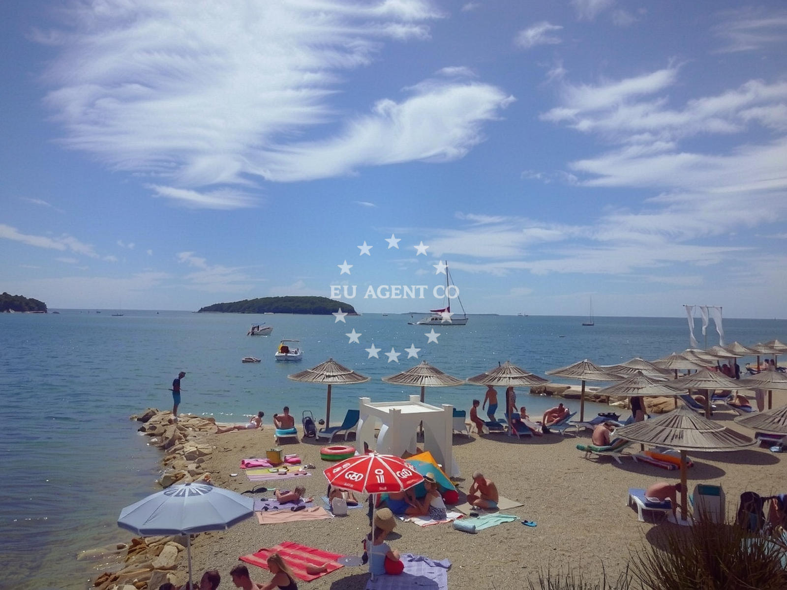 Additional view of Polidor beach in 15 Coki ulica, Funtana