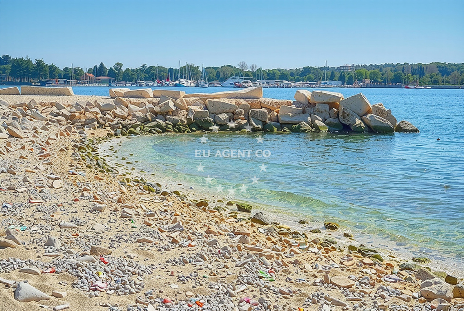 Additional view of Polidor beach in 15 Coki ulica, Funtana