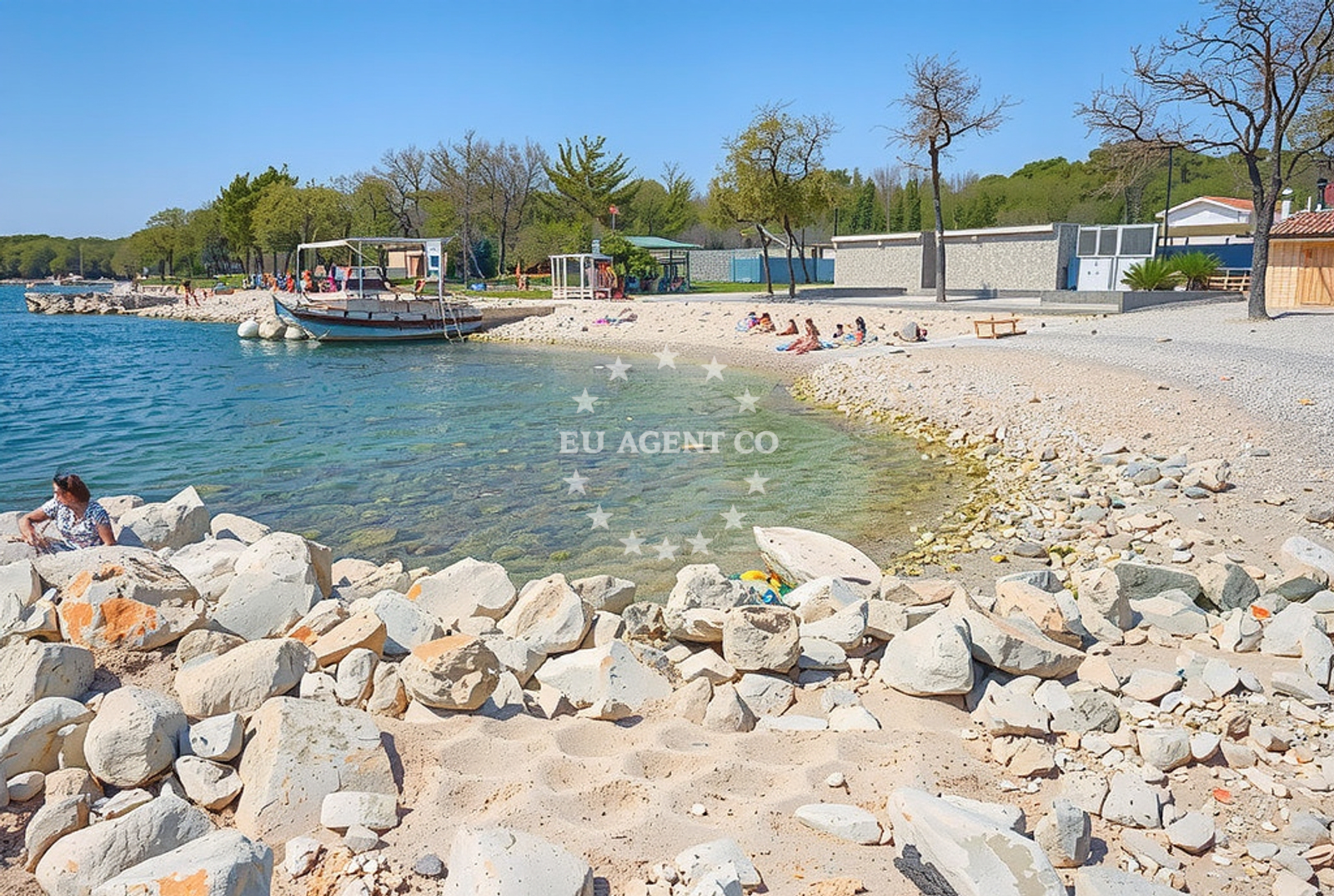 Additional view of Polidor beach in 15 Coki ulica, Funtana