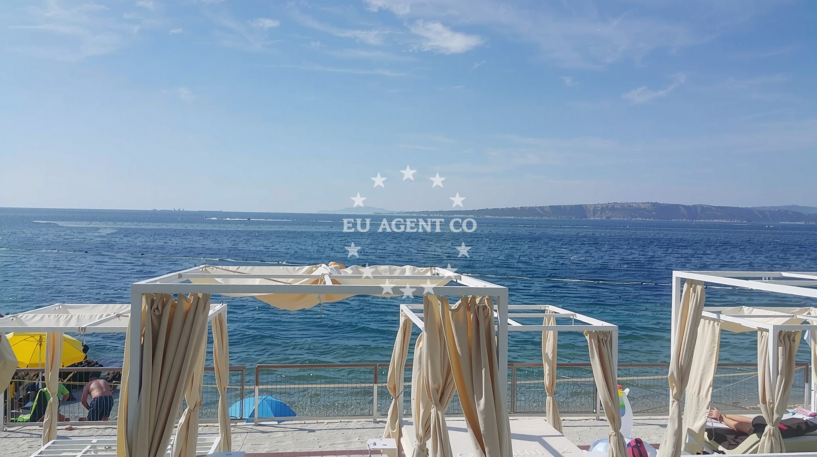 Sea and coastal view of Politin beach in Narodnog Preporoda 80, Krk