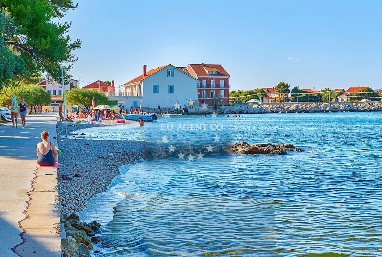 Additional view of Poljana beach in Pantalonov prilaz 9, Poljana