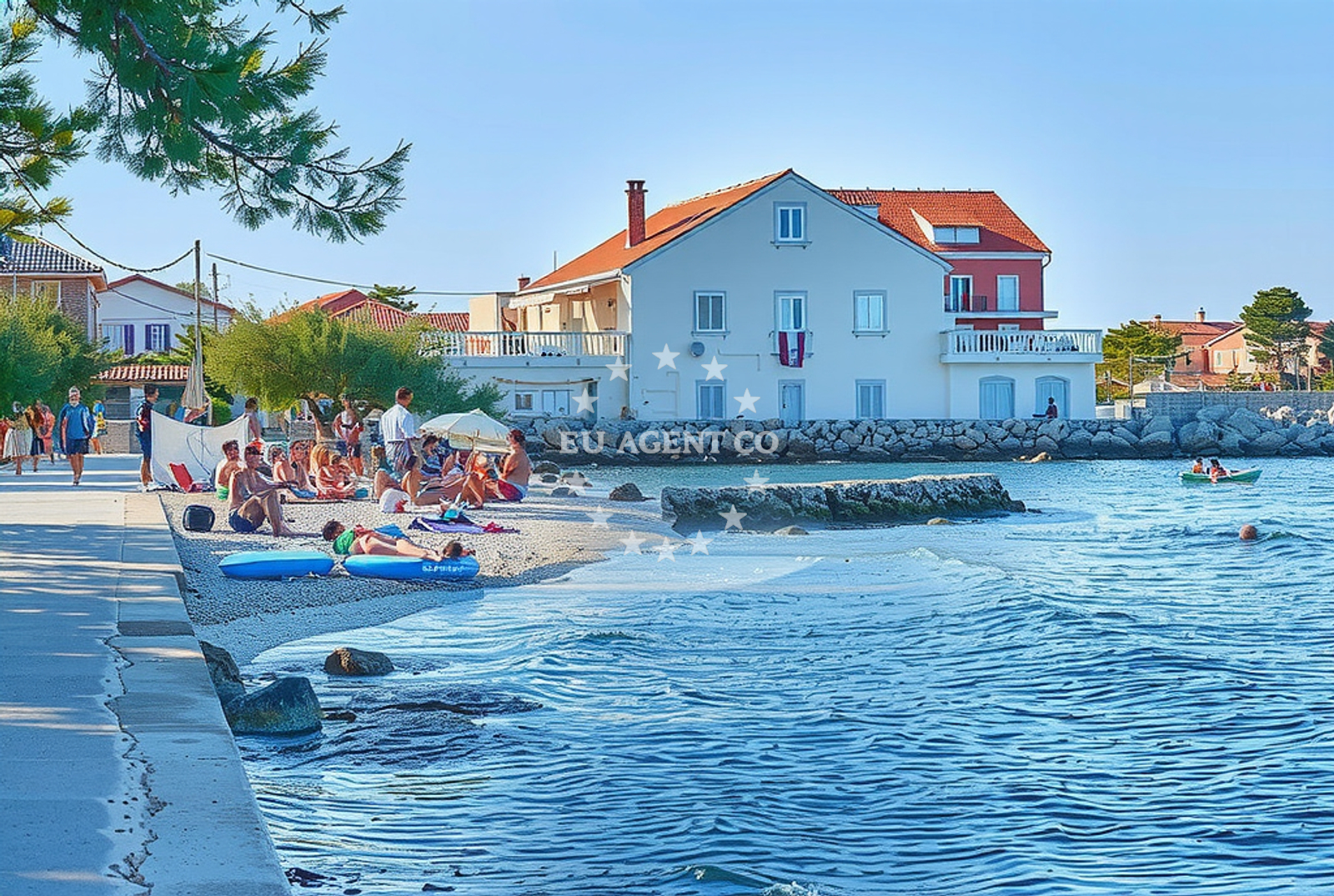Additional view of Poljana beach in Pantalonov prilaz 9, Poljana