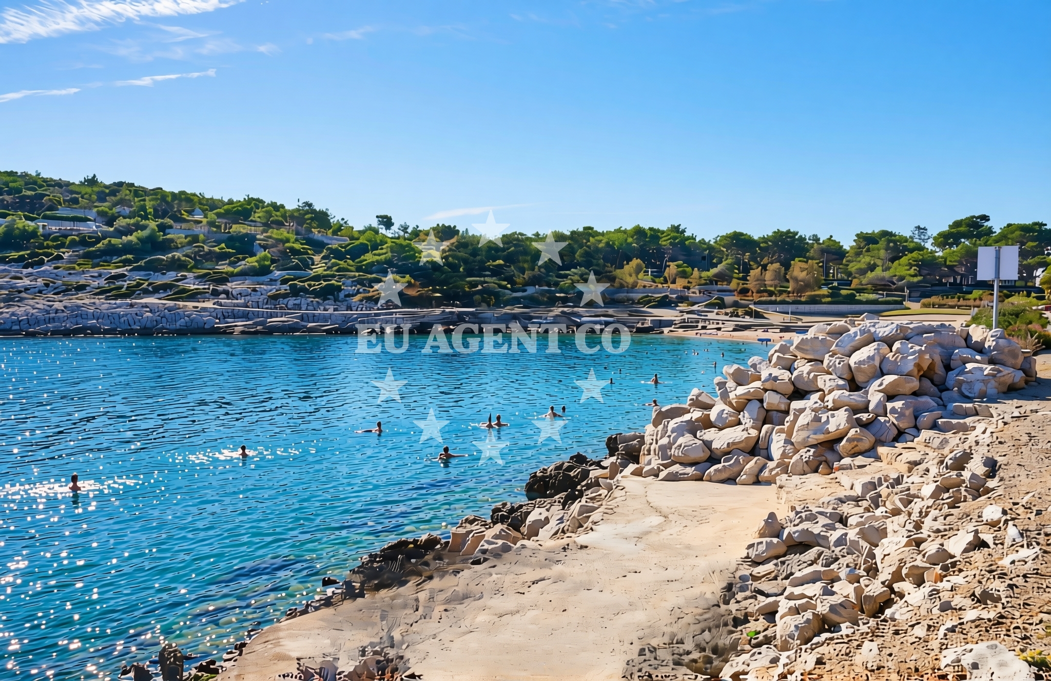 Additional view of Poljana (FKK), Mali Lošinj (Lošinj) Beach in Poljana (FKK)