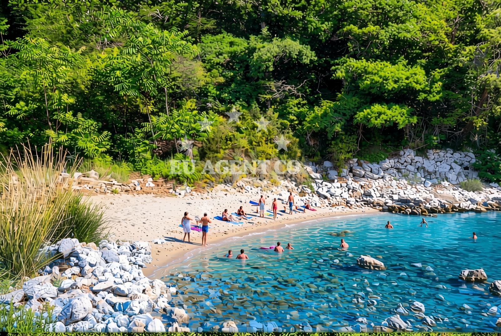 Additional view of Polje (Dobrinj) (Krk): beaches and coves (4) in Polje (Dobrinj) (Krk)