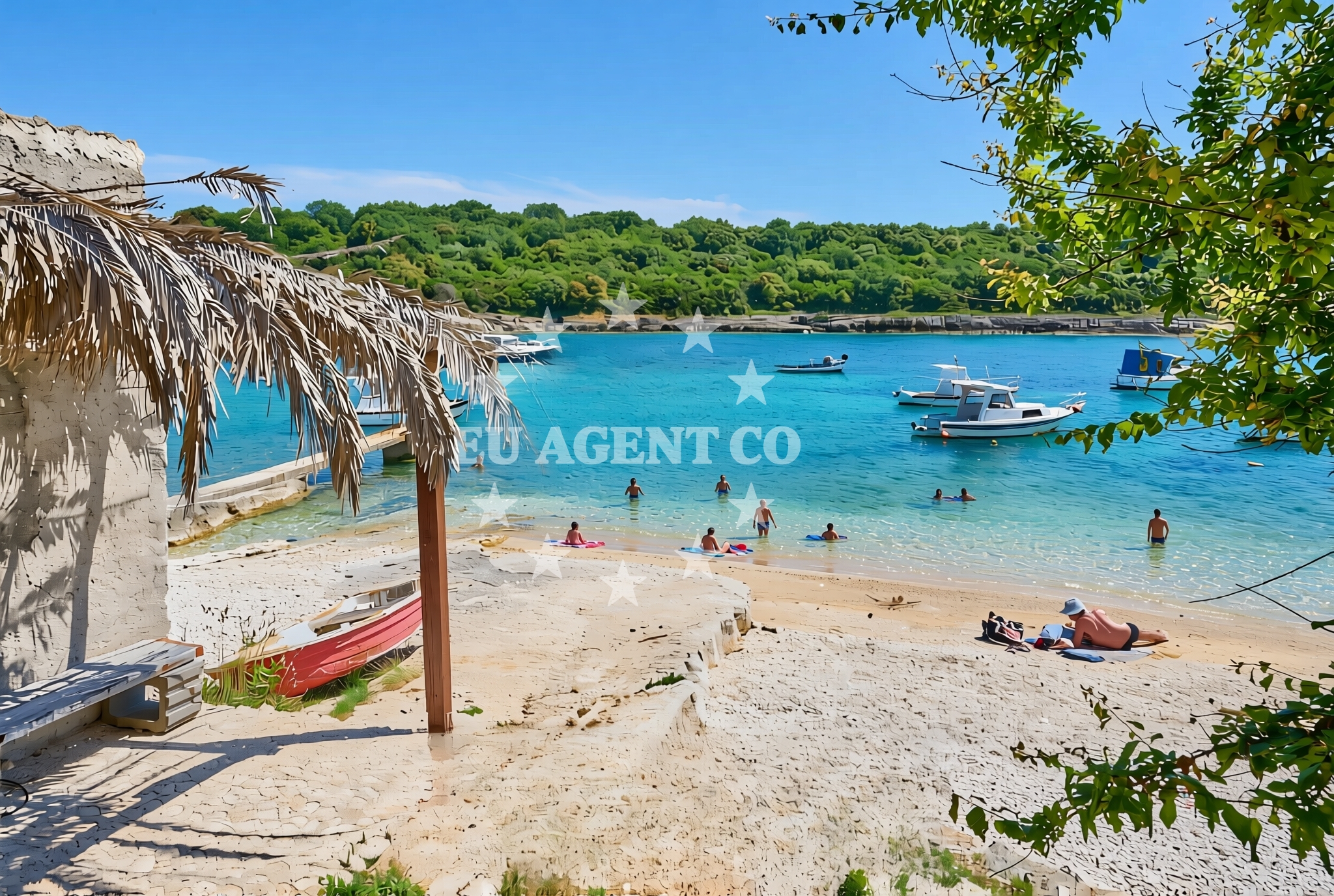 Overview of Polje sredina, Premantura Beach in Polje sredina