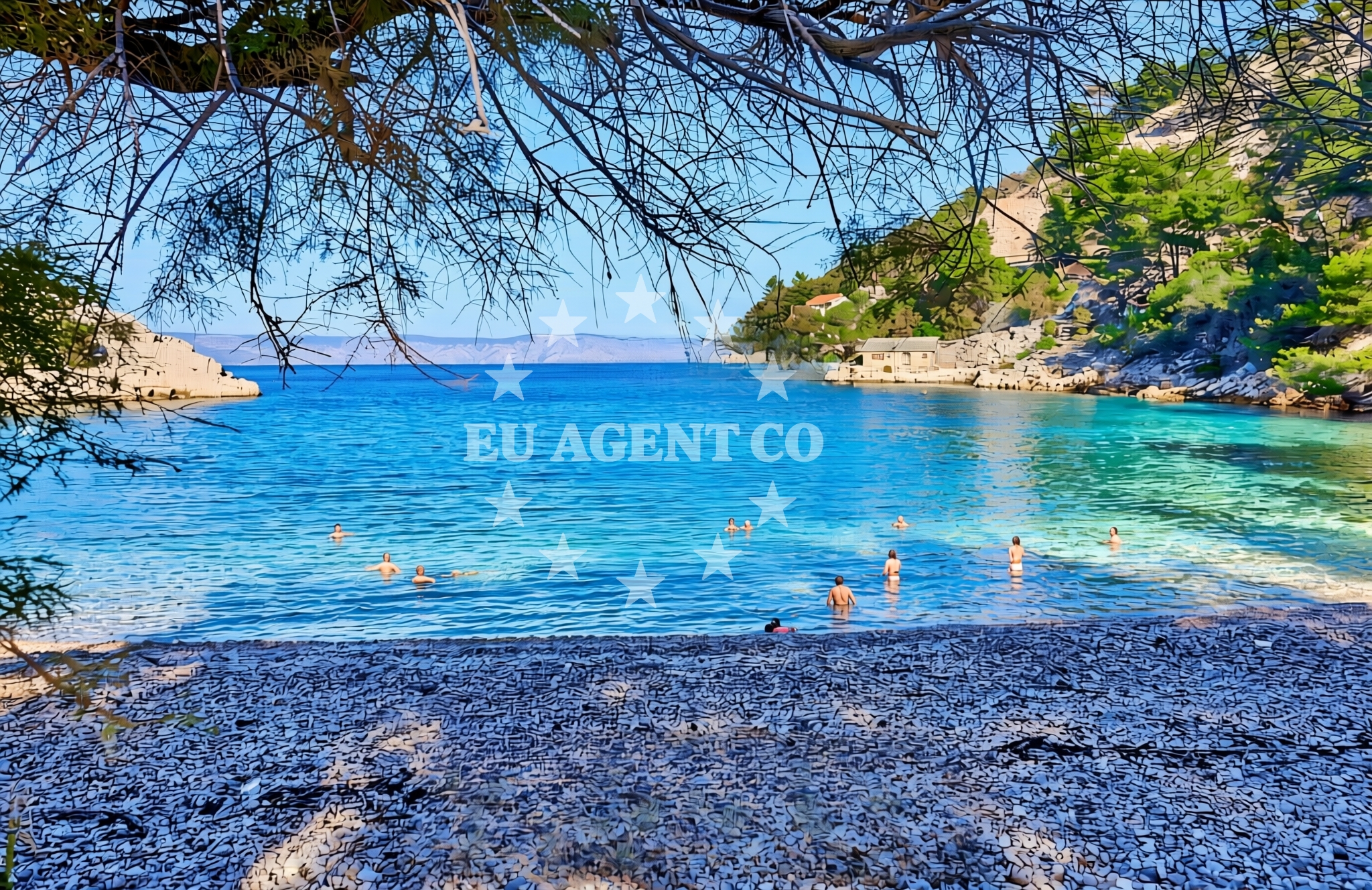 Beach facilities and surroundings at Poljica (Jelsa) (Hvar): beaches and coves (2) in Poljica (Jelsa) (Hvar)