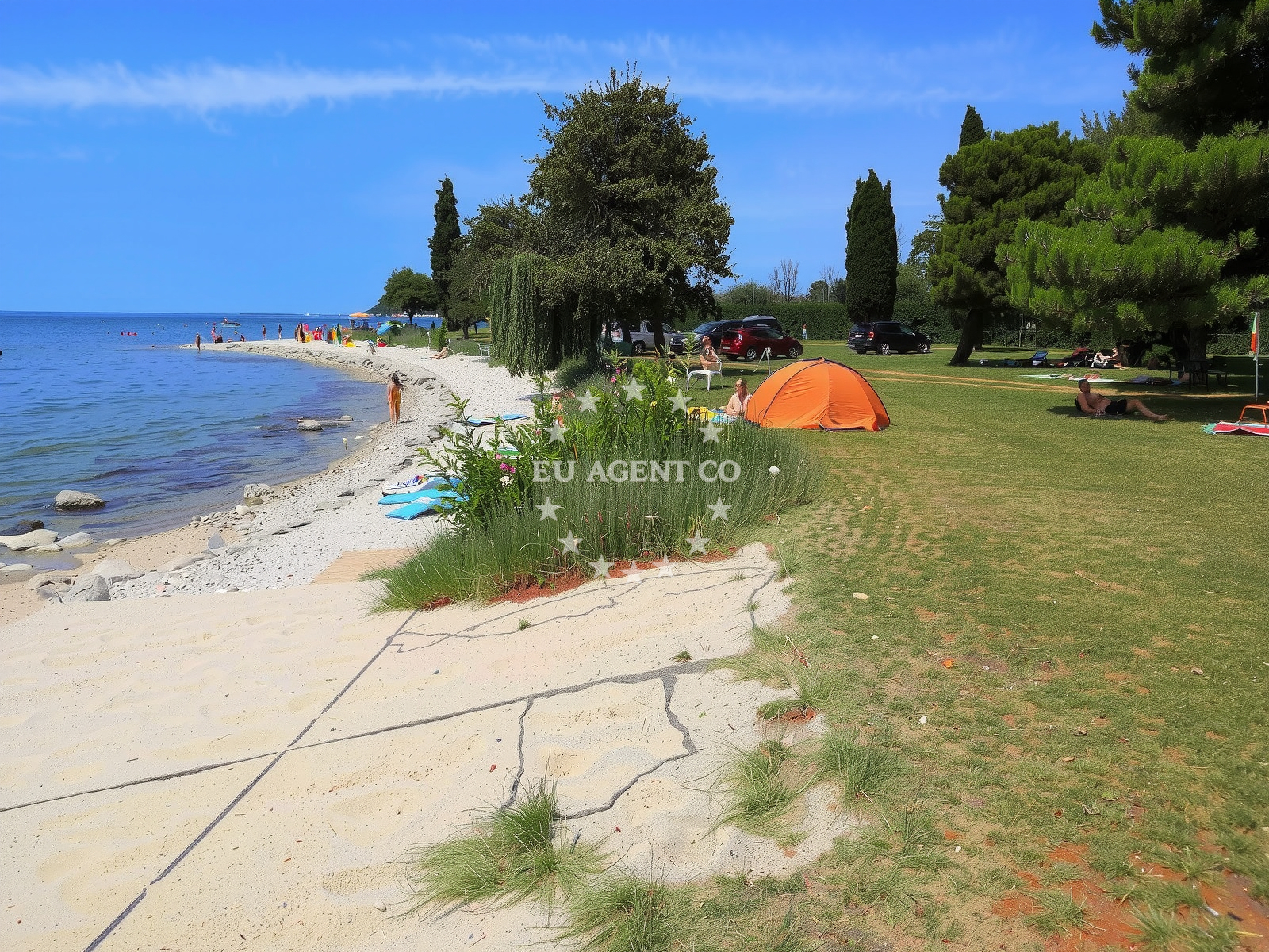 Additional view of Polynesia beach in Umaska 2/A, Umag