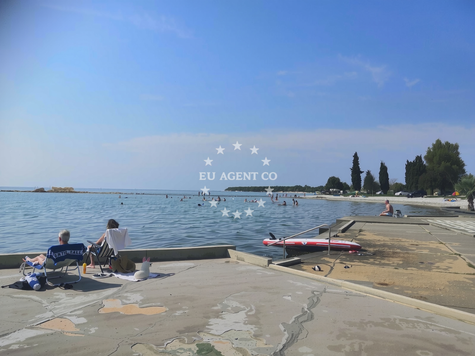 Additional view of Polynesia beach in Umaska 2/A, Umag