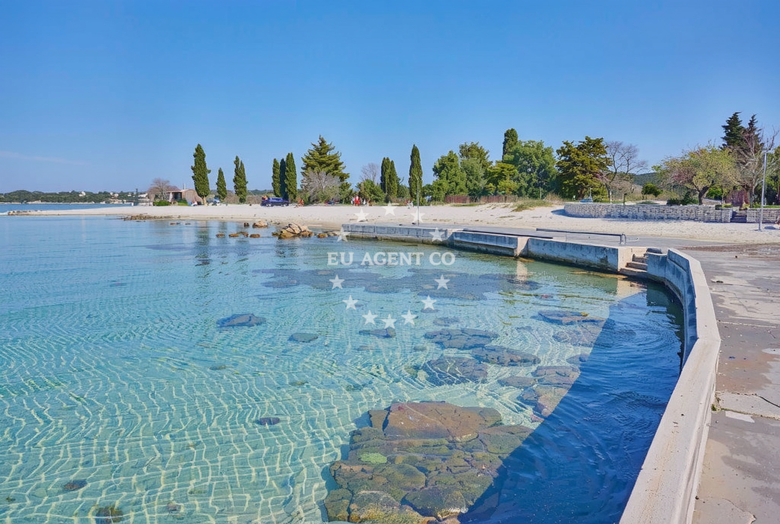 Additional view of Polynesia beach in Umaska 2/A, Umag