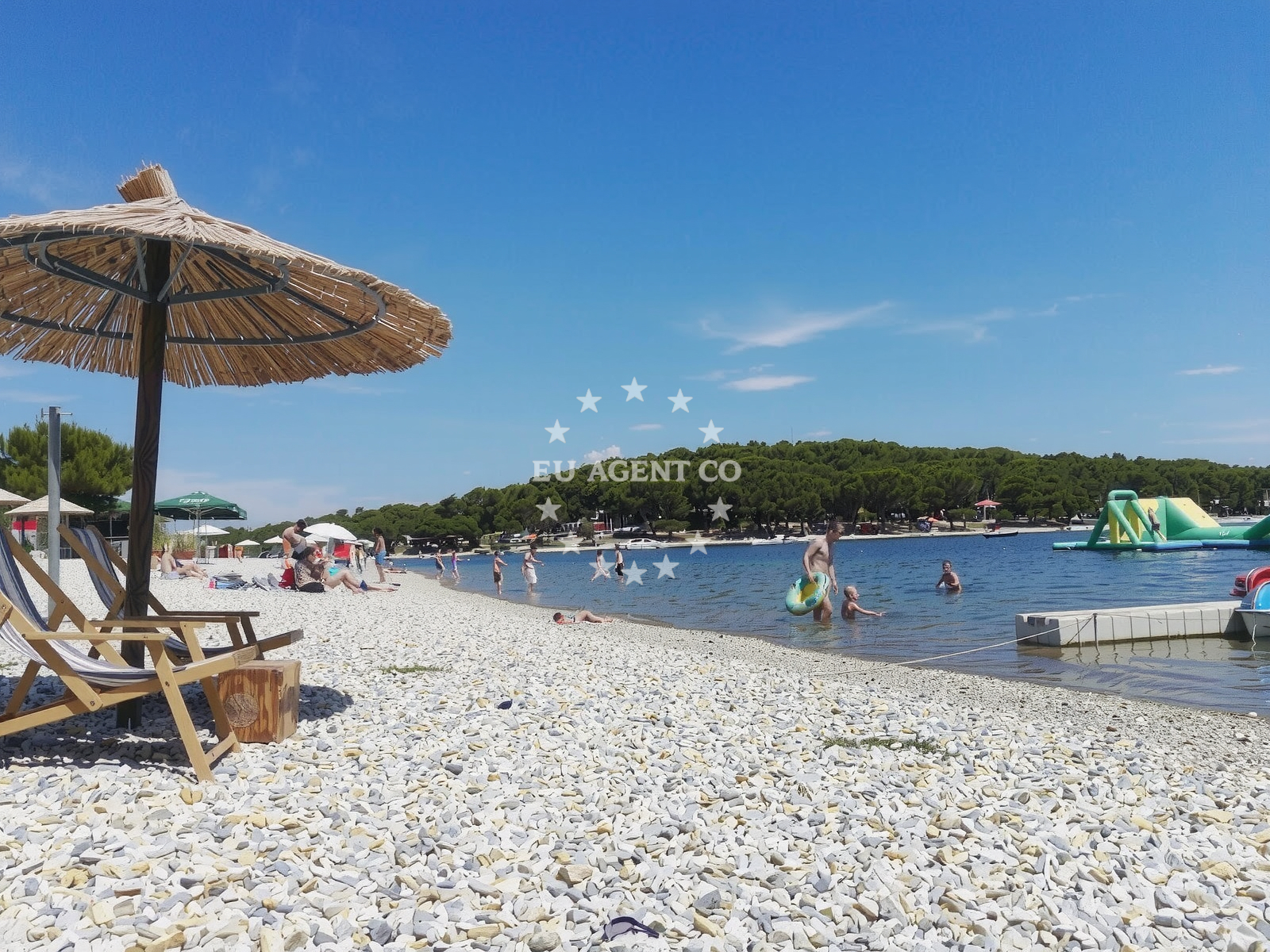 Sea and coastal view of Pomer beach in Pomer ščuza 108/b, Pomer