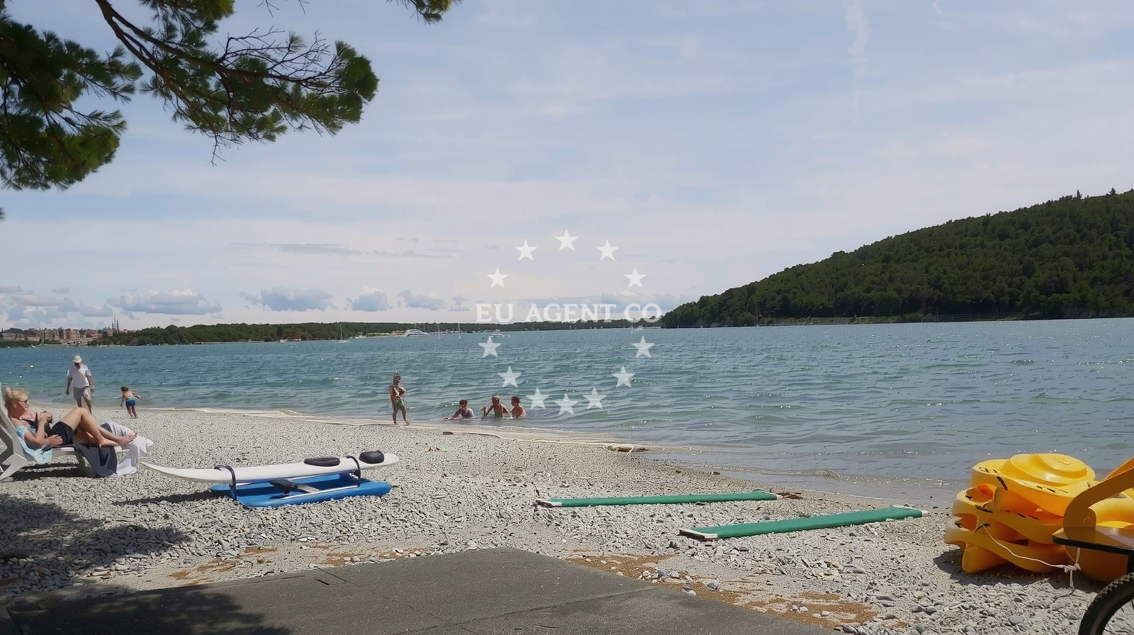 Sea and coastal view of Pomer beach II in Pomer ščuza 108/b, Pomer
