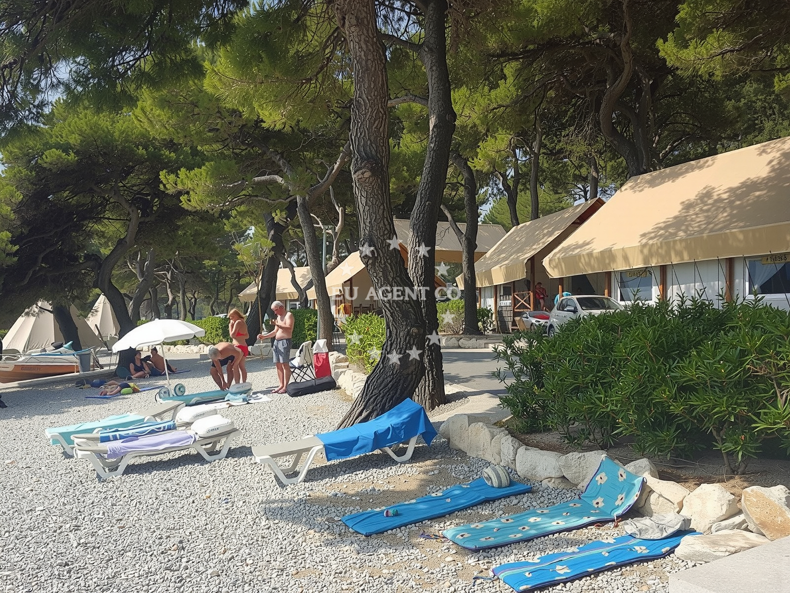 Beach facilities and surroundings at Pomer beach II in Pomer ščuza 108/b, Pomer