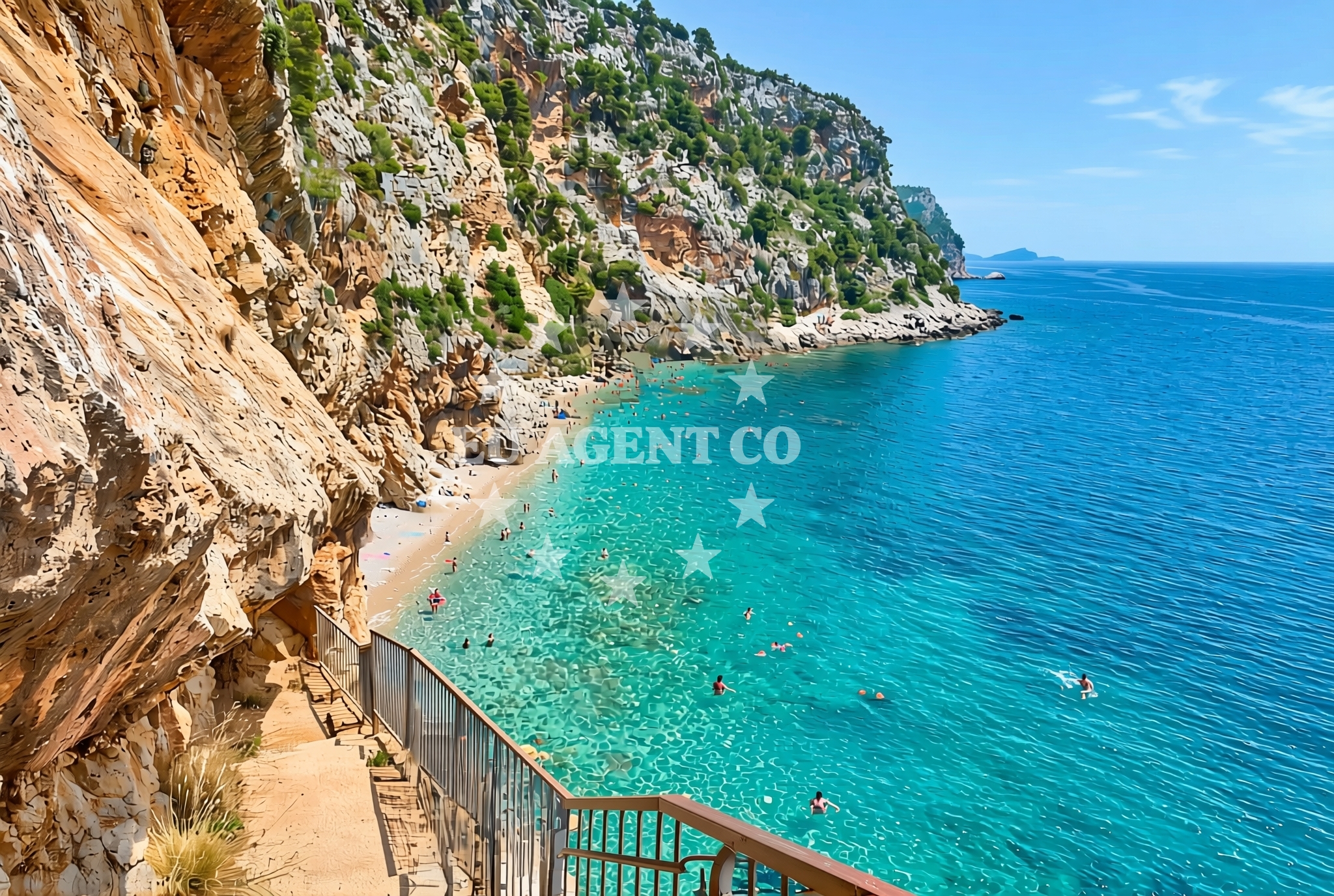 Overview of Popovići (Konavle): beaches and coves (1) in Popovići (Konavle)