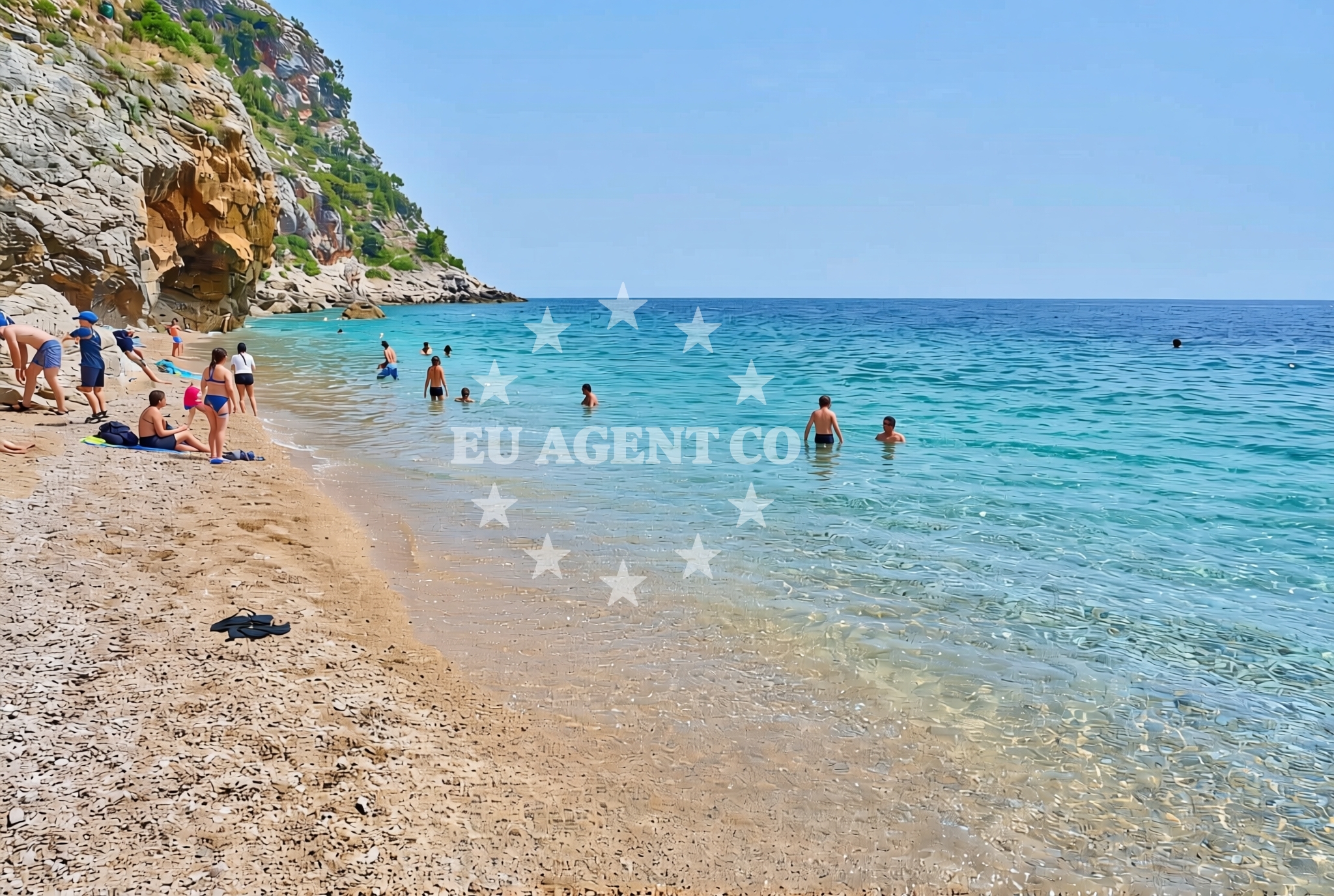 Additional view of Popovići (Konavle): beaches and coves (1) in Popovići (Konavle)