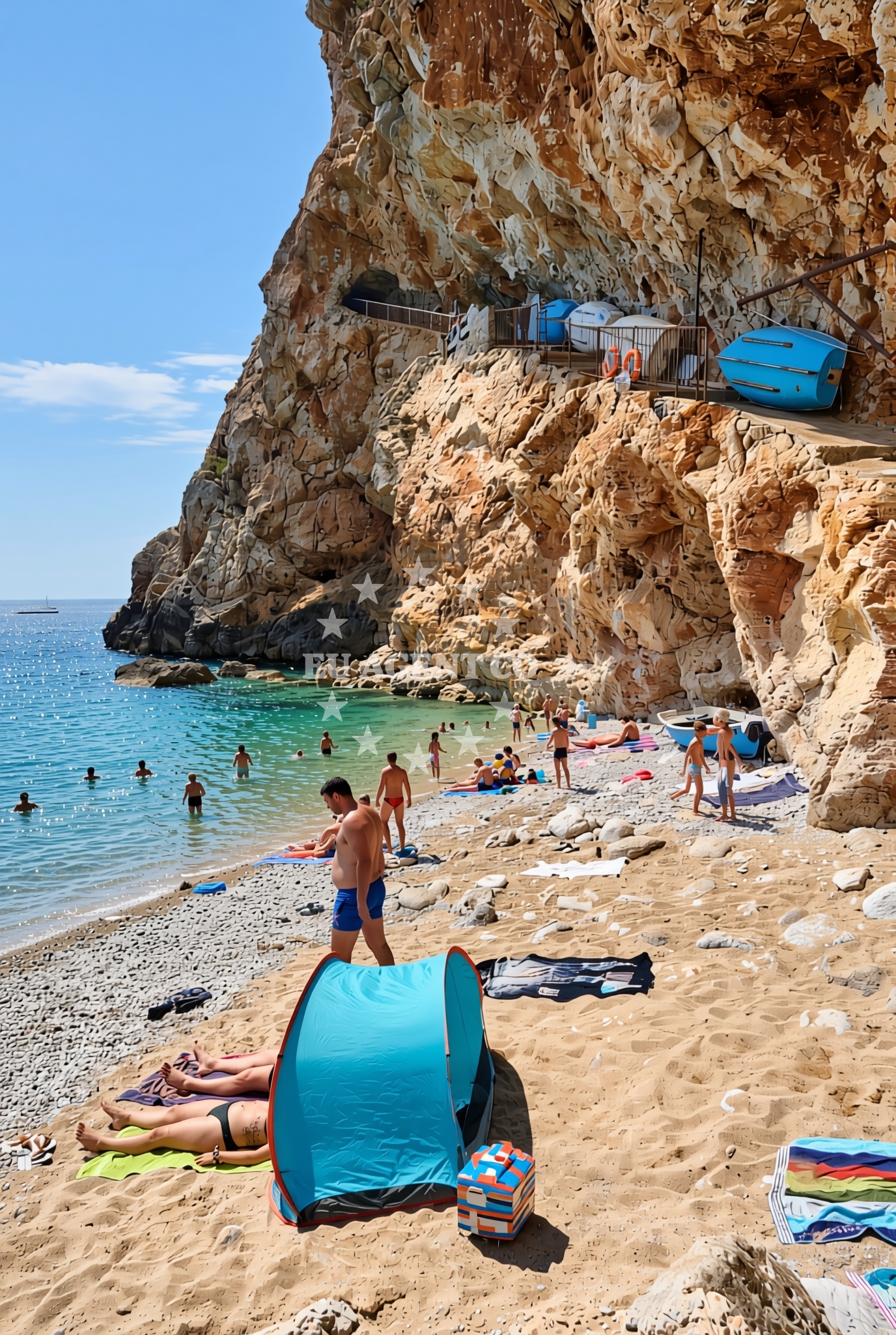 Additional view of Popovići (Konavle): beaches and coves (1) in Popovići (Konavle)