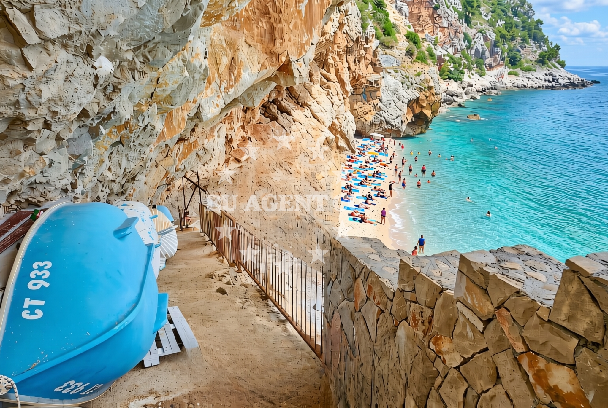 Additional view of Popovići (Konavle): beaches and coves (1) in Popovići (Konavle)