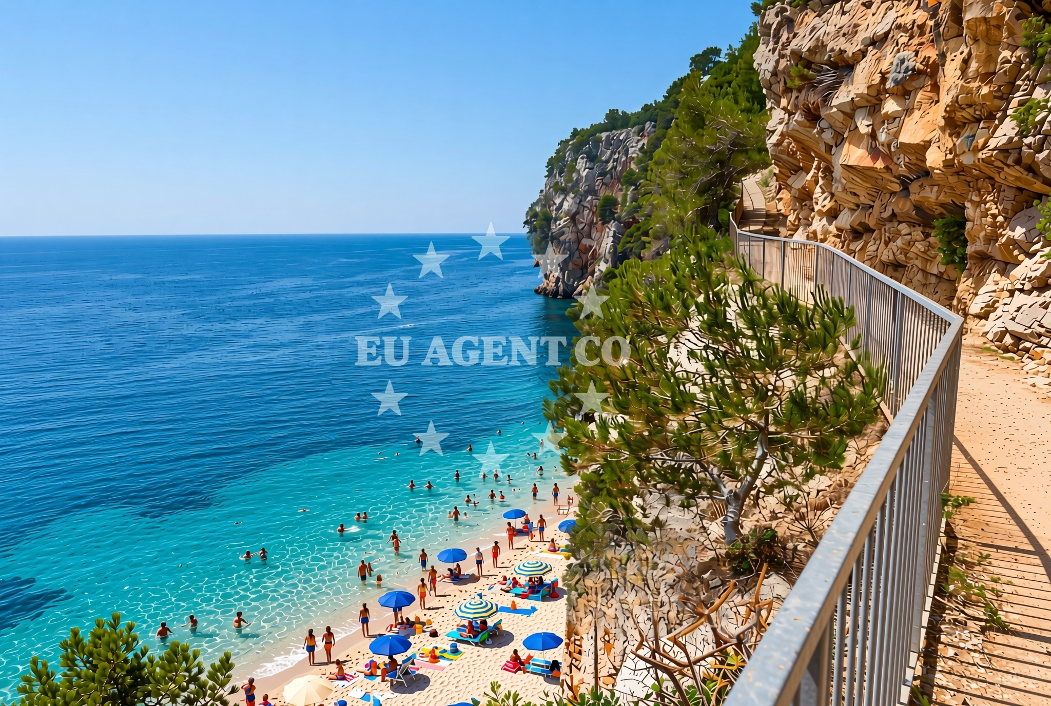 Additional view of Popovići (Konavle): beaches and coves (1) in Popovići (Konavle)