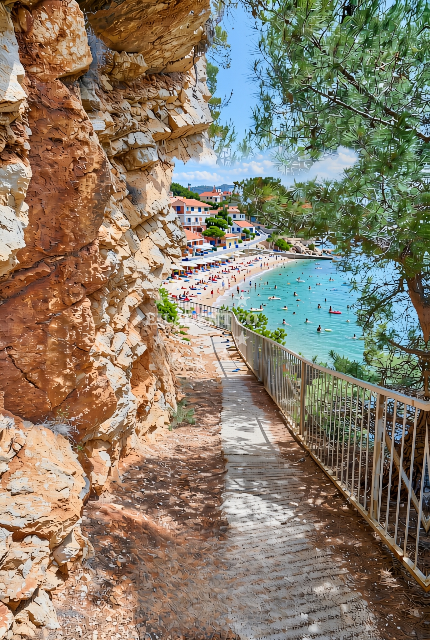 Additional view of Popovići (Konavle): beaches and coves (1) in Popovići (Konavle)