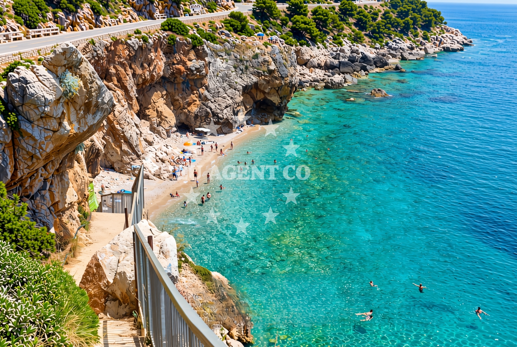 Additional view of Popovići (Konavle): beaches and coves (1) in Popovići (Konavle)