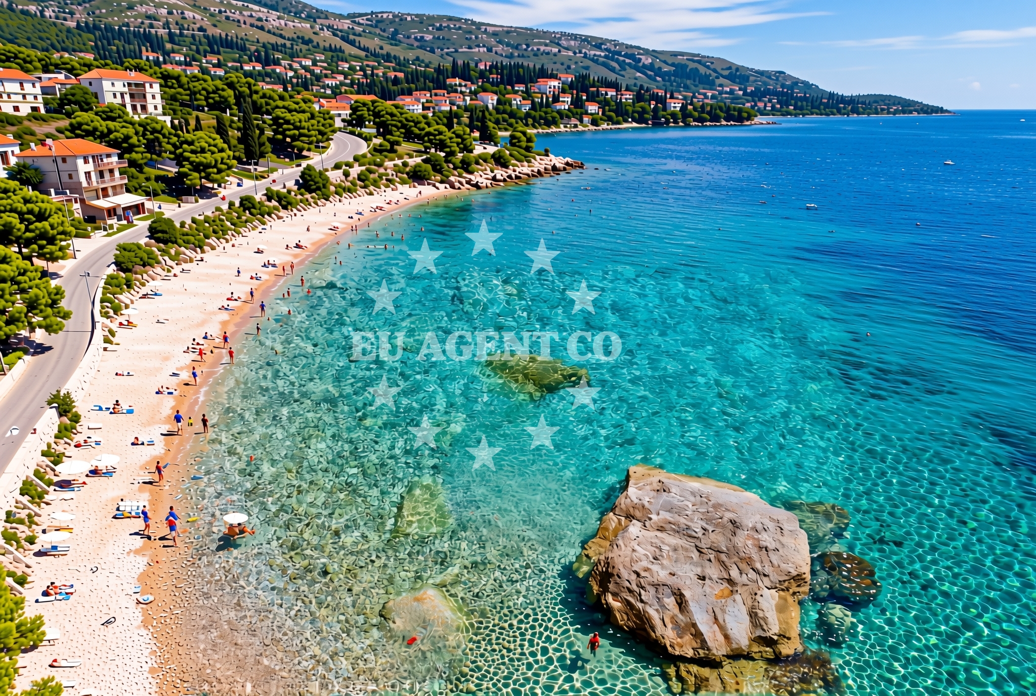 Additional view of Popovići (Konavle): beaches and coves (1) in Popovići (Konavle)